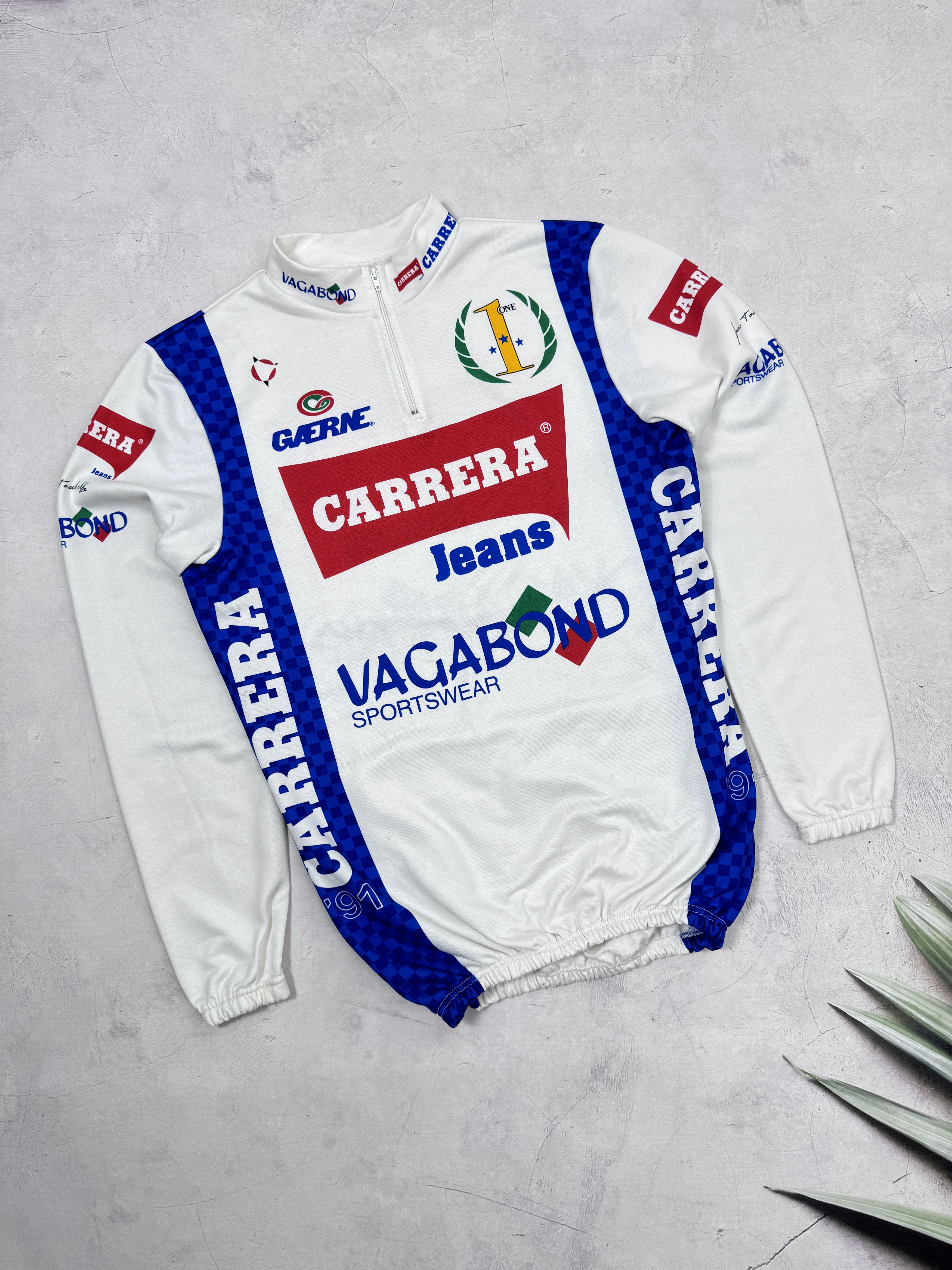 Vintage Vintage 1991 Carrera Vagabond Cycling Jersey Size US M / EU 48-50 / 2 - 1 Thumbnail