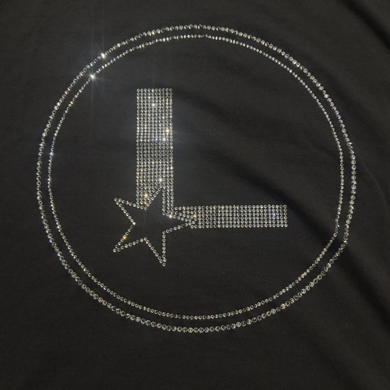 Other Lourdes New York L Rhinestone Logo Oversized Tee Size US M / EU 48-50 / 2 - 5 Thumbnail