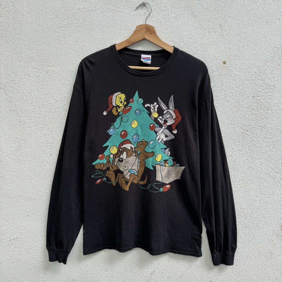 Warner Bros Looney Tunes Christmas Long Sleeve T shirt Size US M / EU 48-50 / 2 - 1 Thumbnail