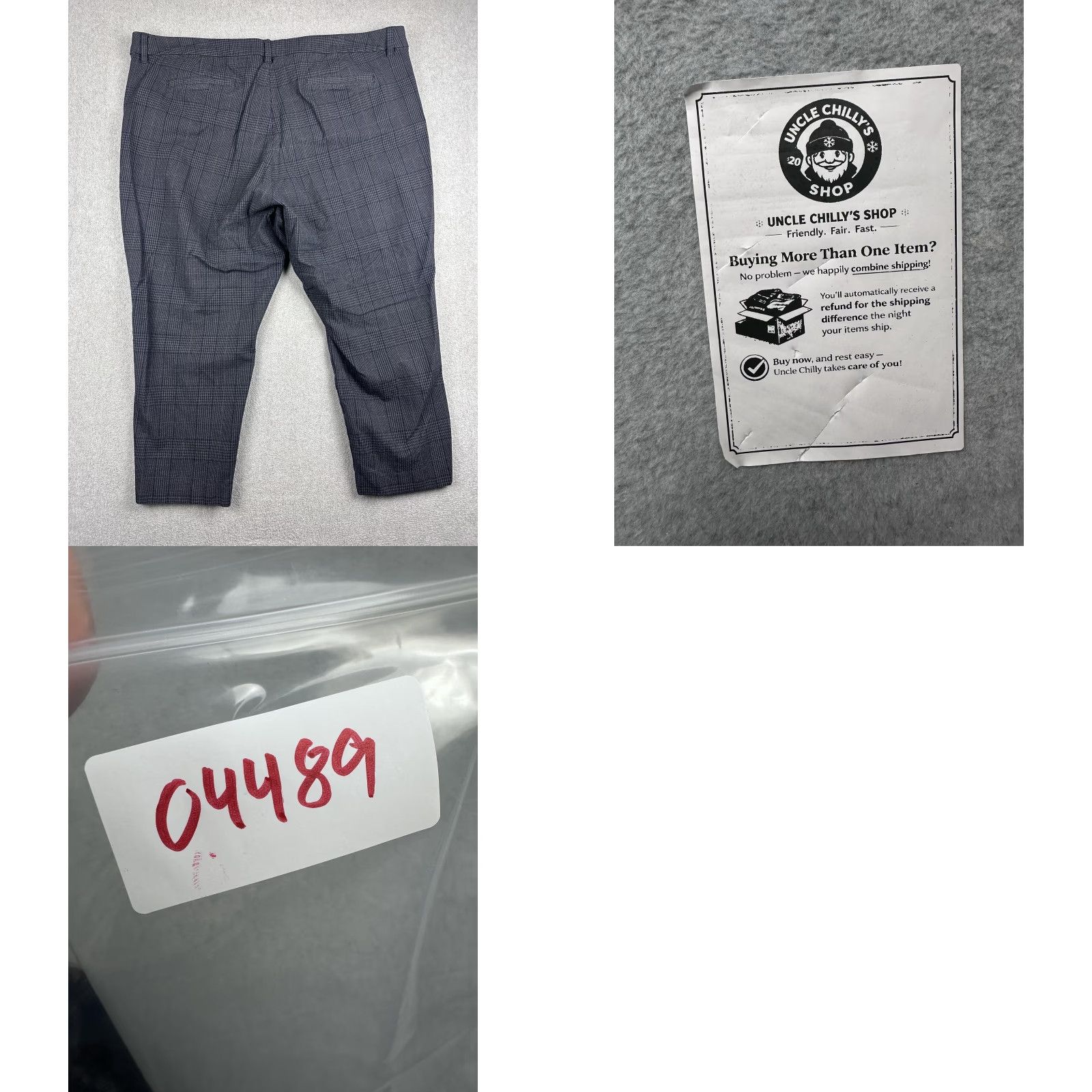 Old Navy Old Navy Womens Pants 26 Gray High Rise Pixie Ankle Slim Plaid Stretch Work Size 26" / US 2 / IT 38 - 8 Thumbnail