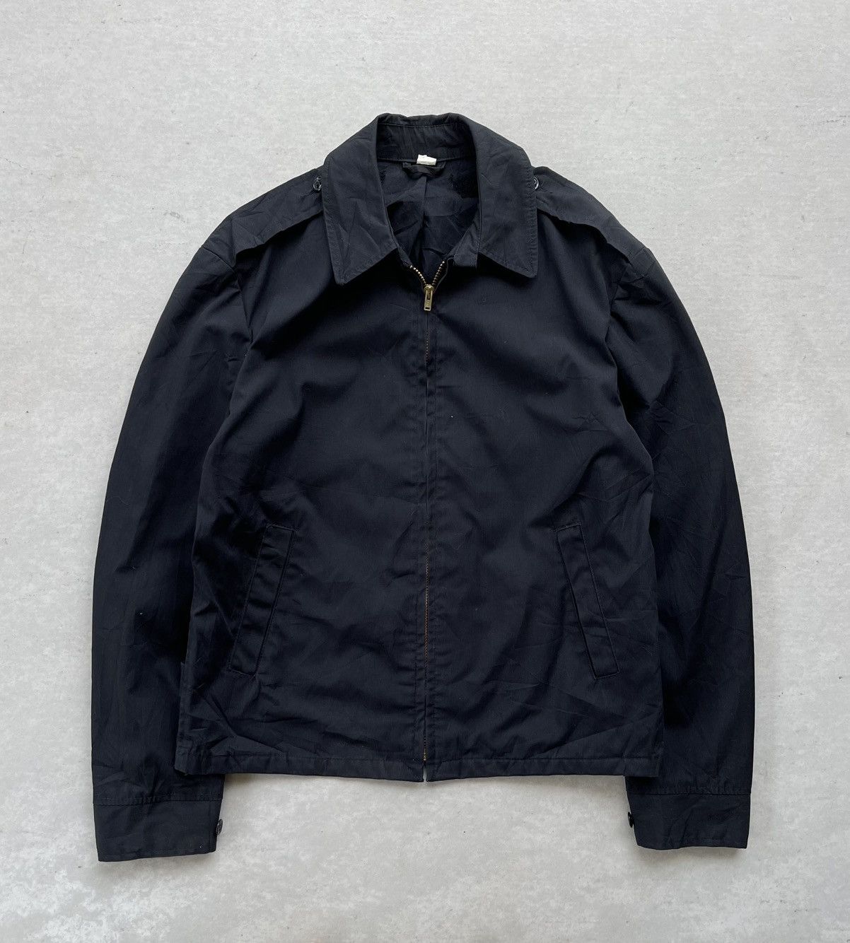 Naval Clothing Factory 🔥VINTAGE 1970'S U.S NAVY MAN'S BOMBER JACKET Size US S / EU 44-46 / 1 - 2 Thumbnail