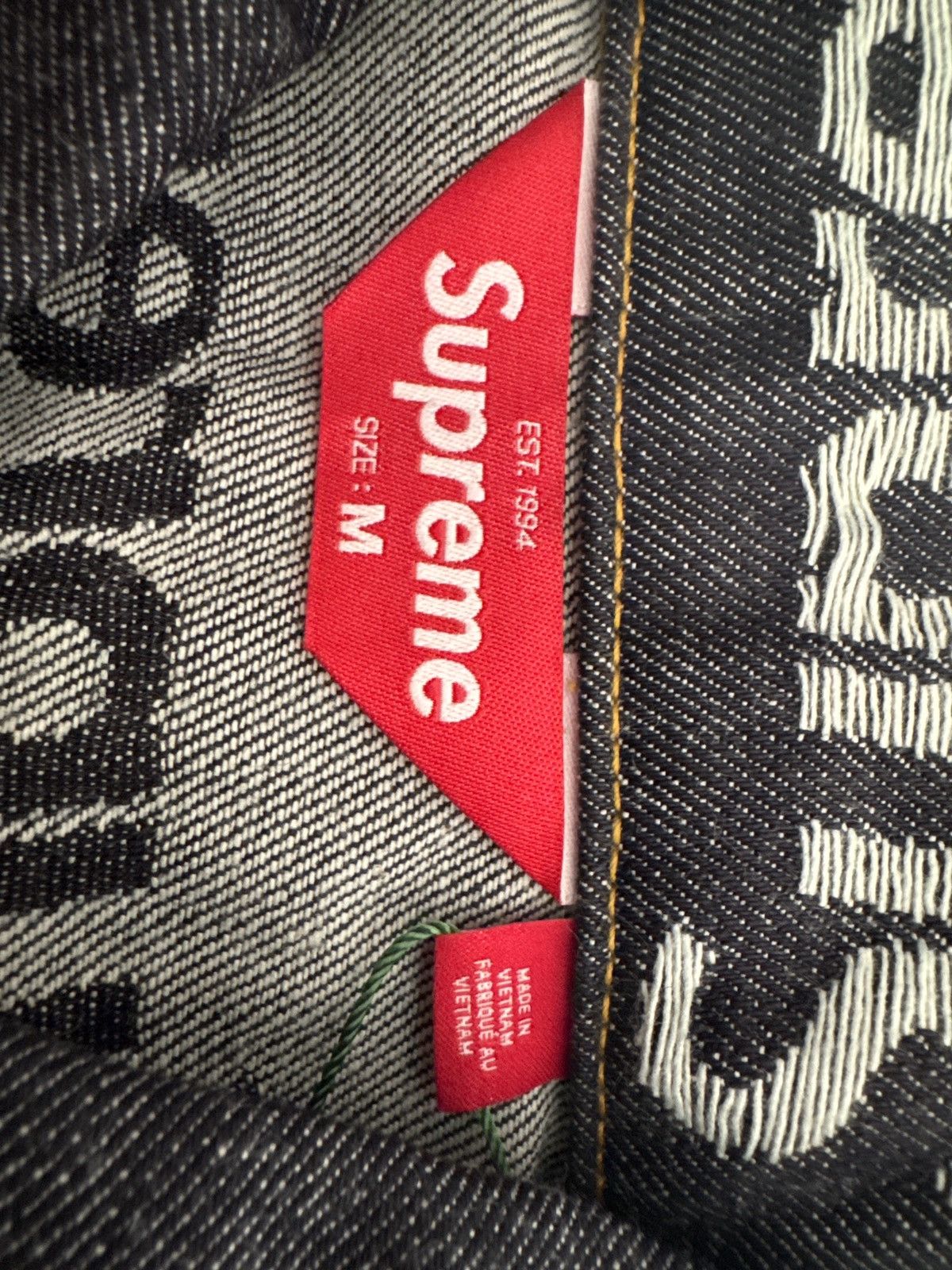 Supreme Supreme denim jacket logo Size US M / EU 48-50 / 2 - 10 Thumbnail