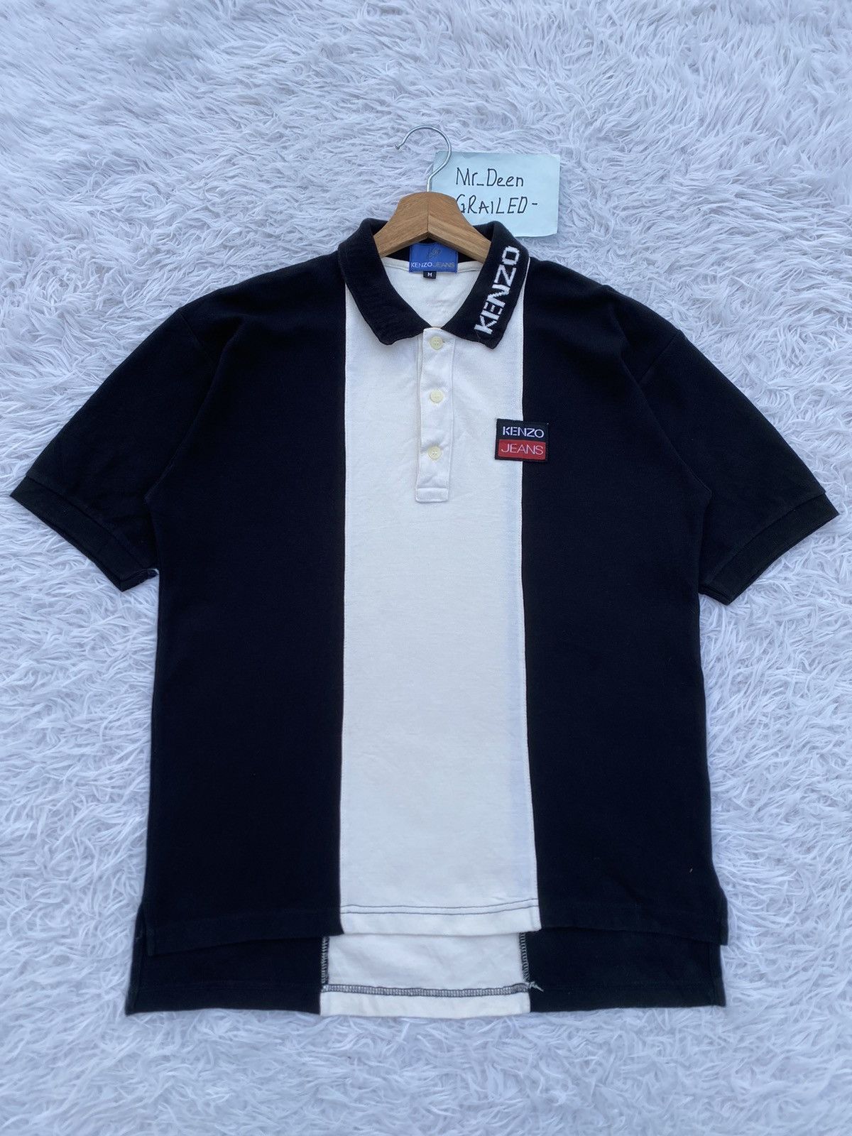 Kenzo Rare Vintage KENZO Spellout Polo Shirt Size US M / EU 48-50 / 2 - 1 Thumbnail