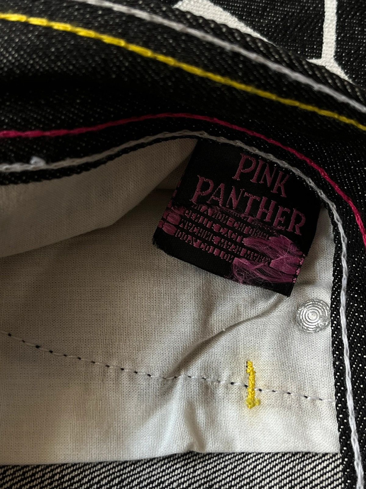 Vintage OG Pink Panter Hip-Hop Baggy Print Tag Graffiti Deadstock Size US 38 / EU 54 - 12 Thumbnail