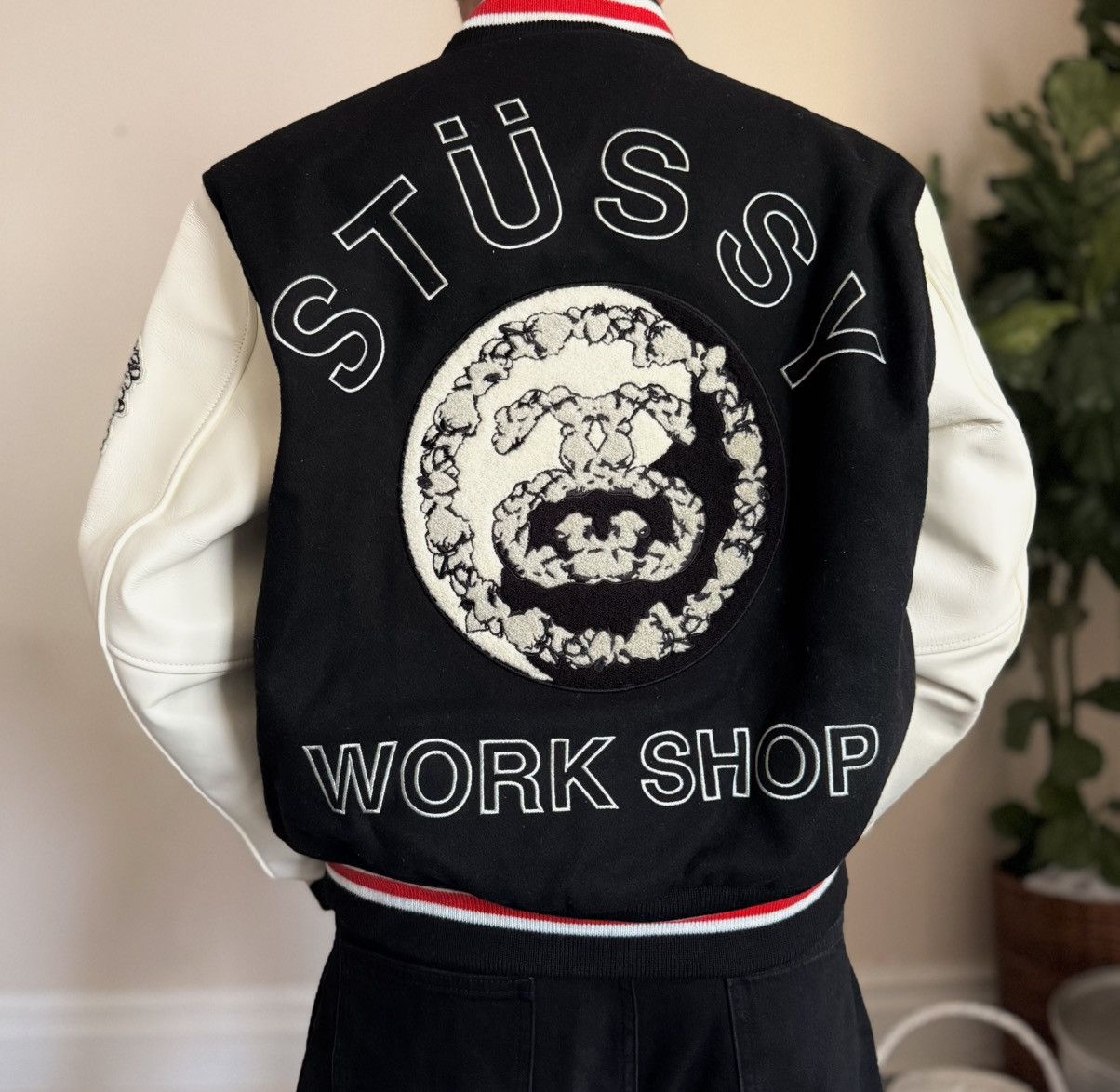 DENIM TEARS × Our Legacy × Stussy Stüssy x Denim Tears x Our Legacy TTL Varsity Jacket Size US S / EU 44-46 / 1 - 14 Thumbnail
