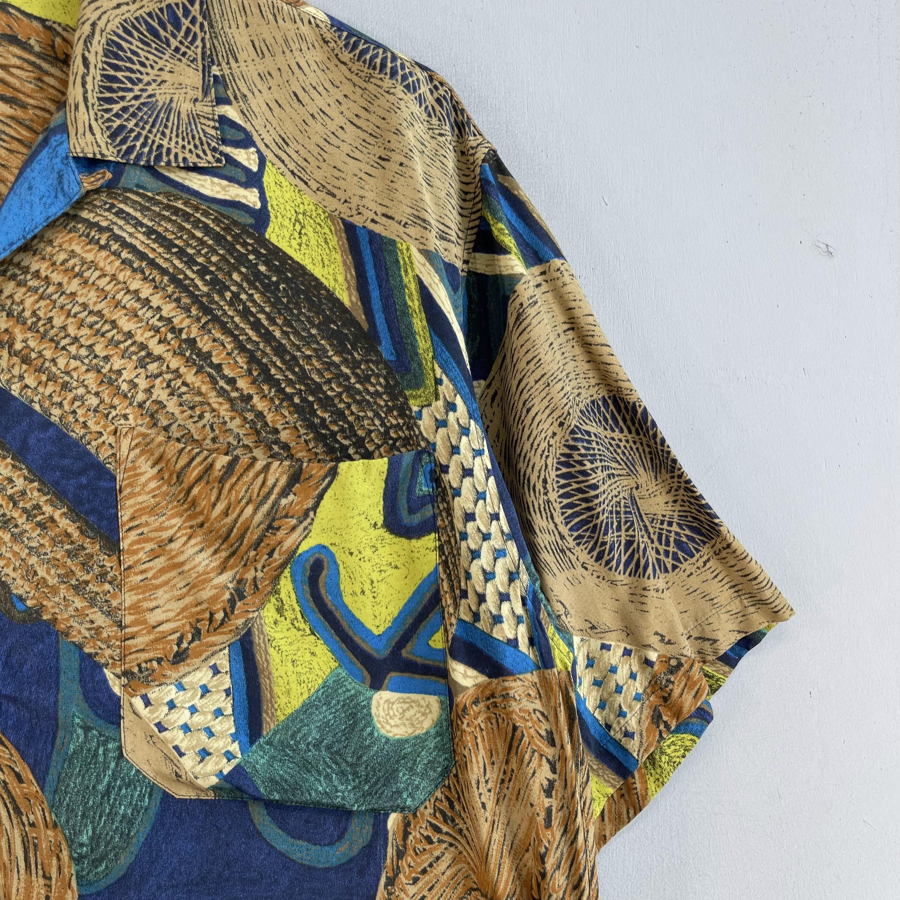 Japanese Brand × Vintage Vintage ARAMIS Pop Art Avant Garde Novelty Baroque Shirt Size US M / EU 48-50 / 2 - 3 Thumbnail