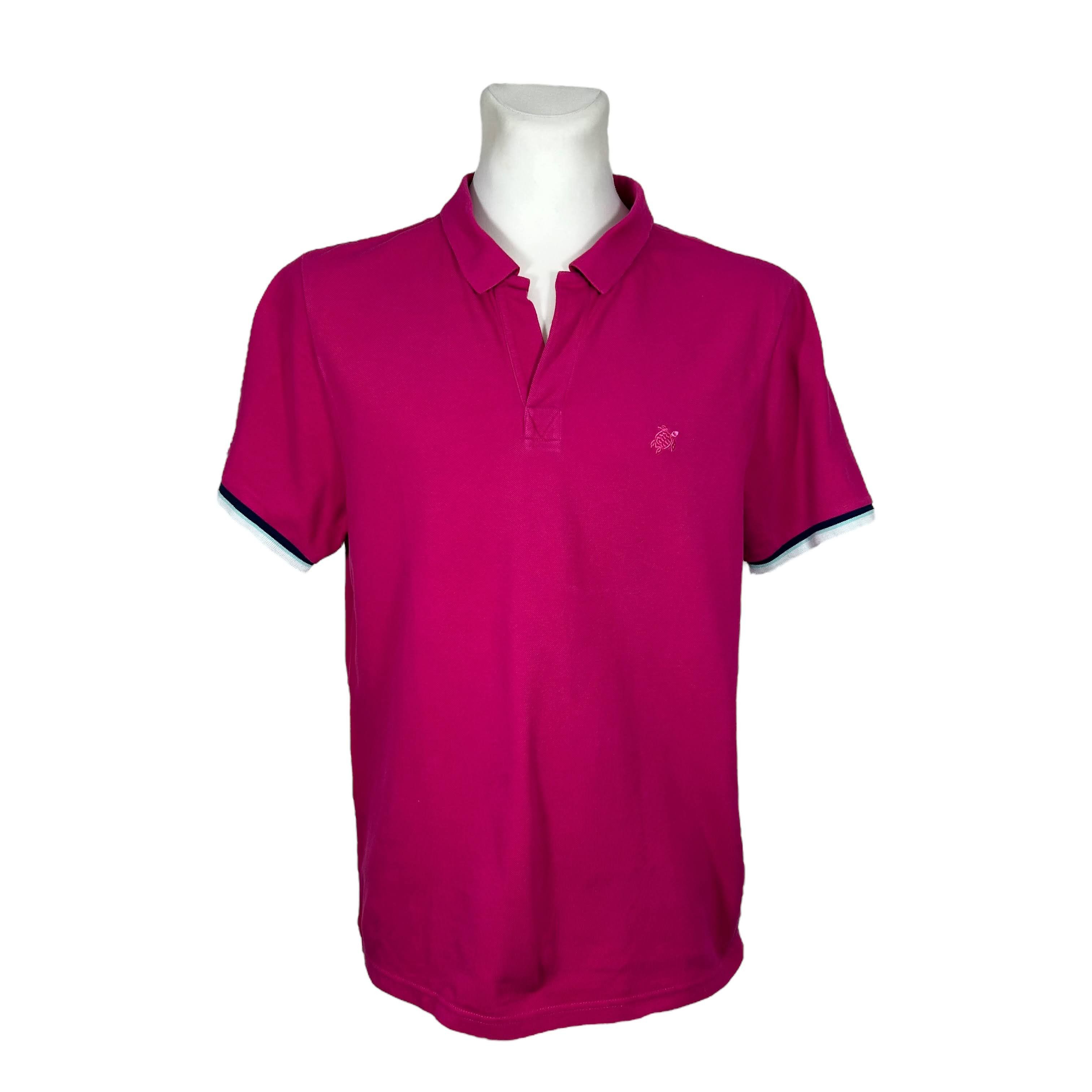 Vilebrequin $155 Vilebrequin Pink Cotton Contrasting Trim Polo Shirt L Size US L / EU 52-54 / 3 - 1 Thumbnail