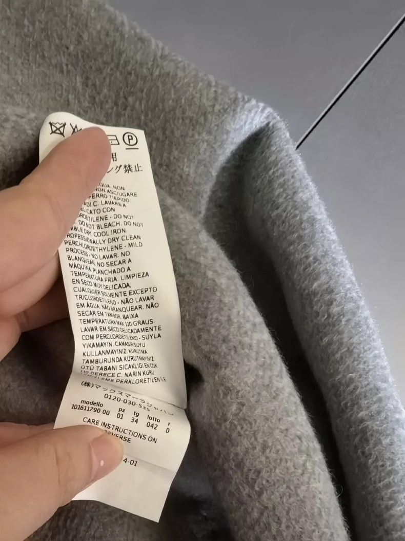 Max Mara Max Mara Long grey cashmere coat Size S / US 4 / IT 40 - 6 Thumbnail