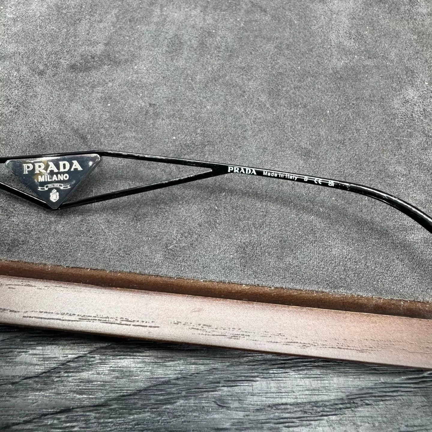 Prada Prada Metal Cut-Out Sunglasses One Size Size ONE SIZE - 6 Thumbnail