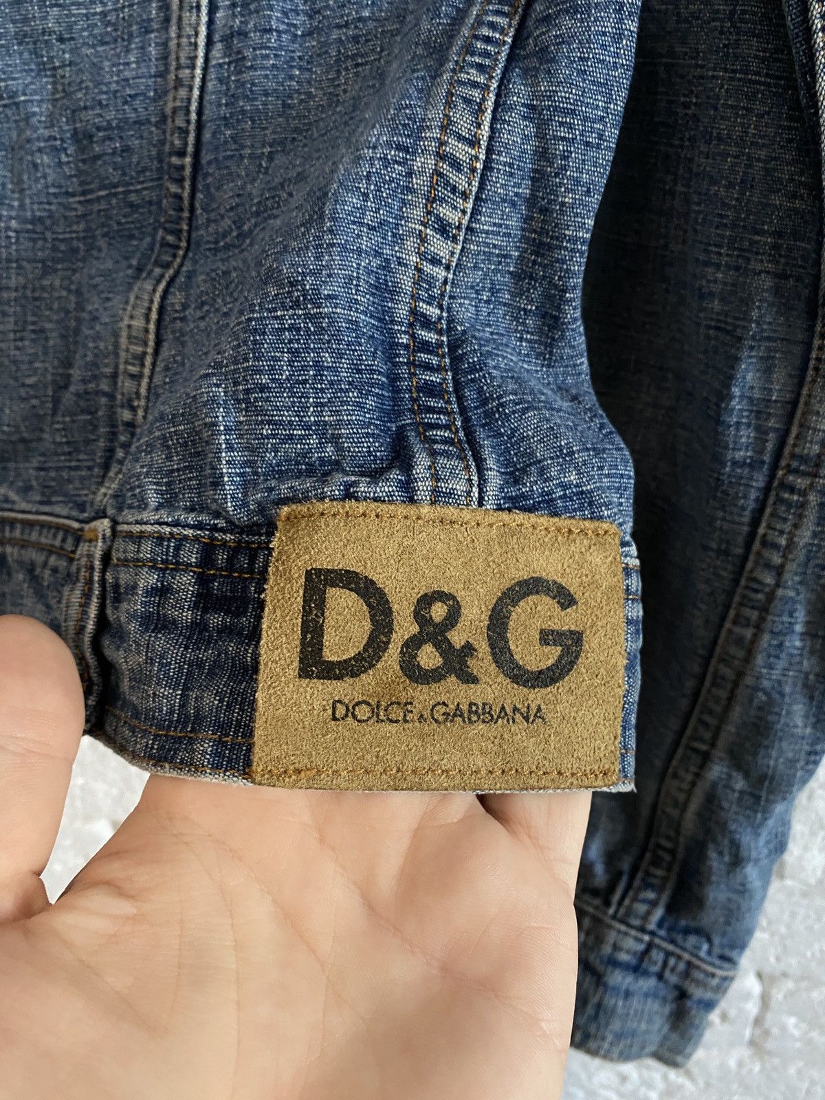Dolce & Gabbana × Vintage Vintage Dolce Gabbana Women Denim Jacket Italy Size S / US 4 / IT 40 - 6 Thumbnail