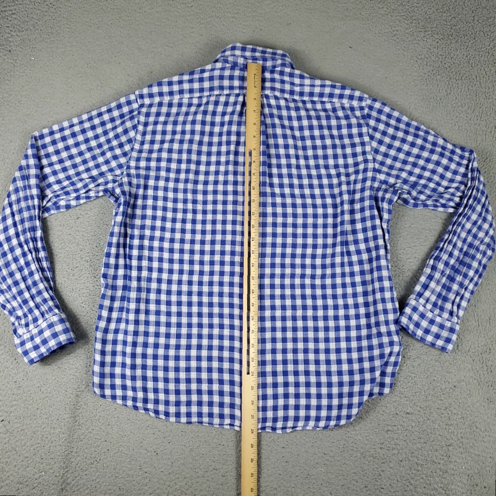 Ralph Lauren Ralph Lauren Shirt Mens XL Blue Check Button-Up Long Sleeve Regular Fit - Cotton Woven, Classic, Preppy, American Size US XL / EU 56 / 4 - 5 Thumbnail