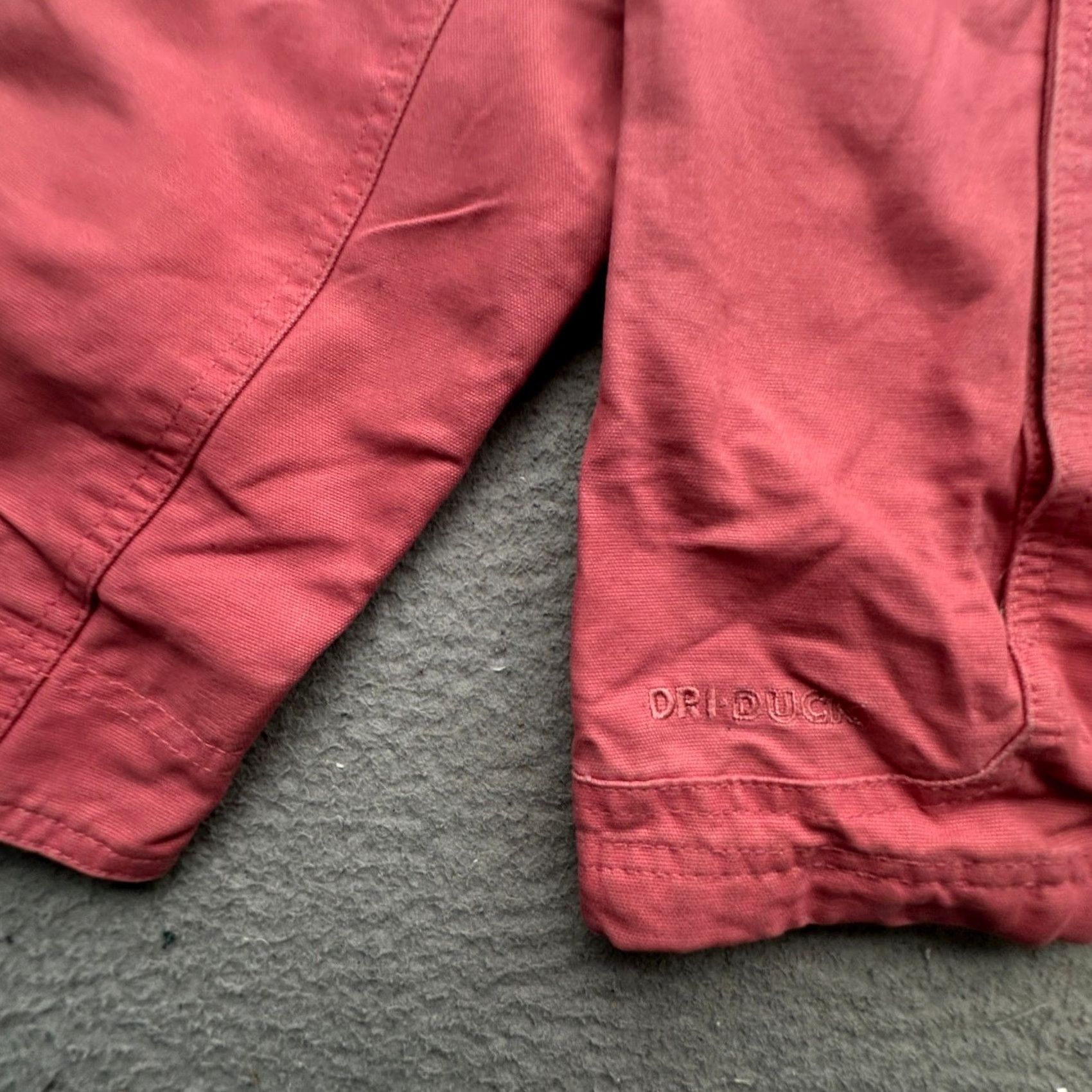 Pinko Dri Duck For Her Pink Canvas Work Jacket Womens XXL Pink Full Zip Pockets Jacket Size XXL / US 16-18 / IT 52-54 - 6 Thumbnail