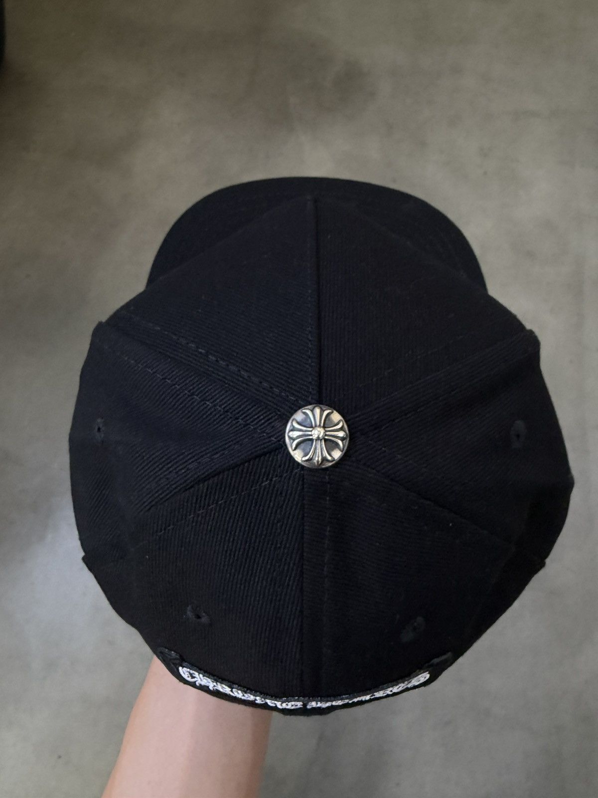 Chrome Hearts Chrome Hearts Vertical Logo Baseball Hat Size ONE SIZE - 3 Thumbnail