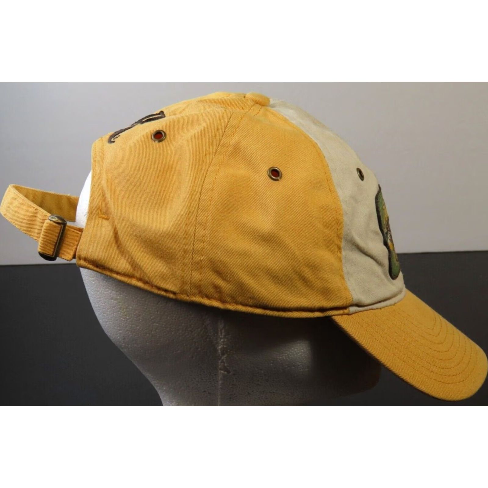 Vintage Signatures Official Adjustable Yellow & White Turkey Hat Unisex Adults One Size Baseball Cap Hunting Style Size ONE SIZE - 4 Thumbnail
