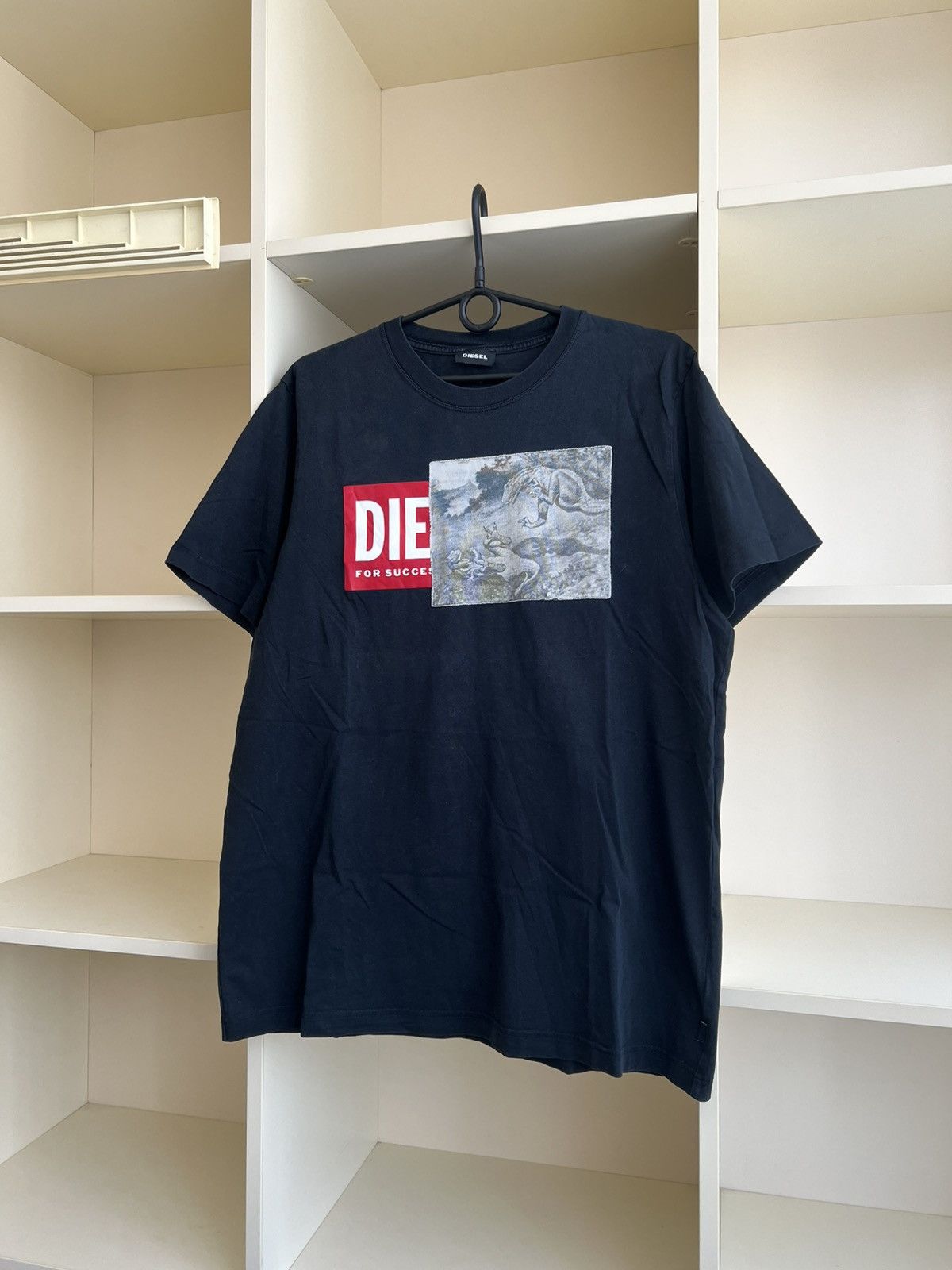 Diesel Diesel T-Shirt Black Size M Size US M / EU 48-50 / 2 - 7 Thumbnail