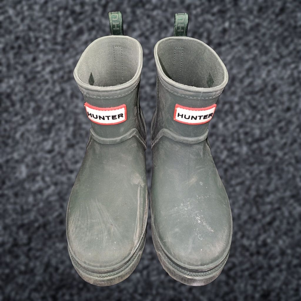 Hunter Hunter Grace Waterproof Rain Ankle Booties Slip-on Women's Size 4M Green Size US 5.5 / IT 35.5 - 1 Thumbnail