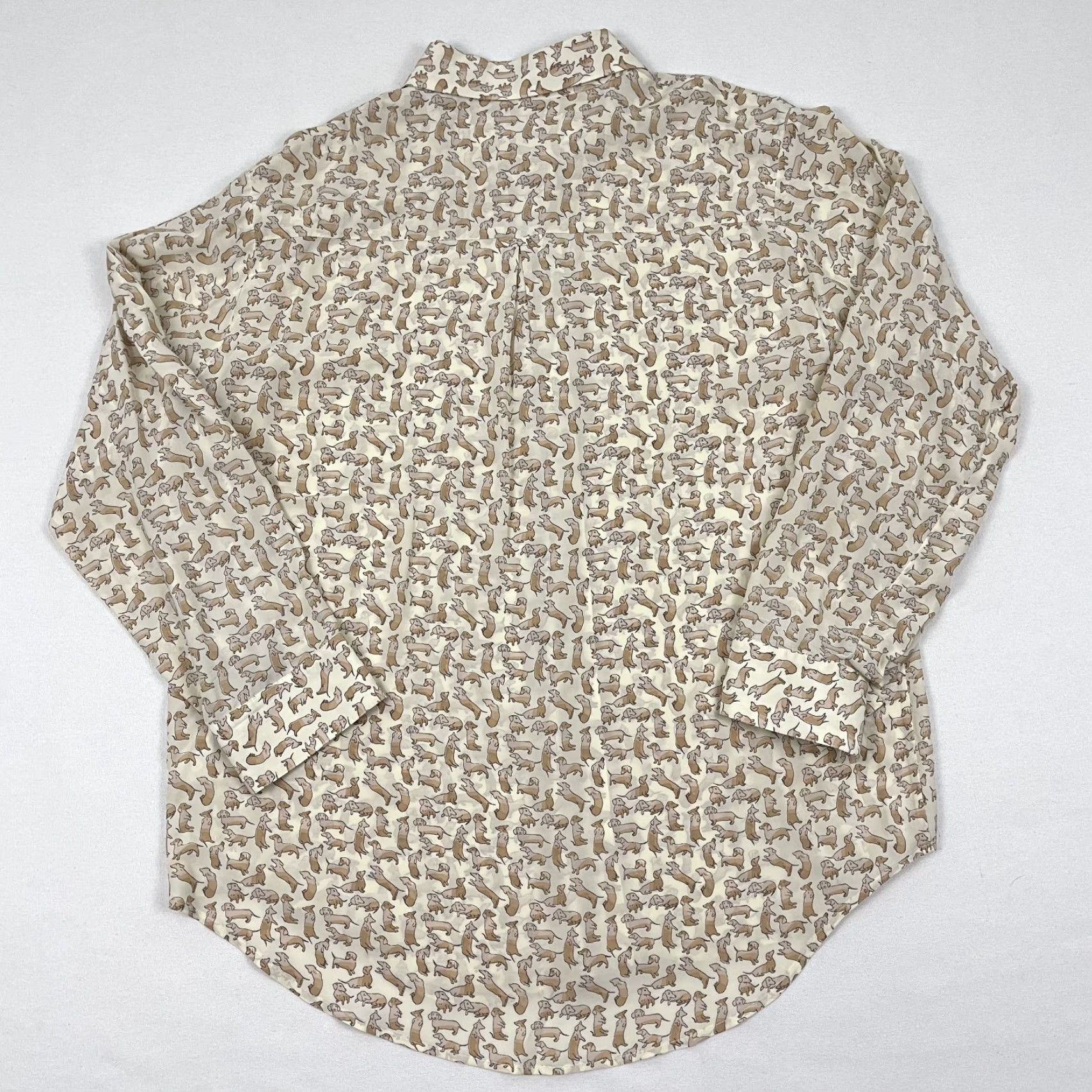 Solid & Striped Solid & Striped Sofia Richie Grainge Blouse Womens Large Dachshund Dog Sheer Top Size L / US 10 / IT 46 - 7 Thumbnail