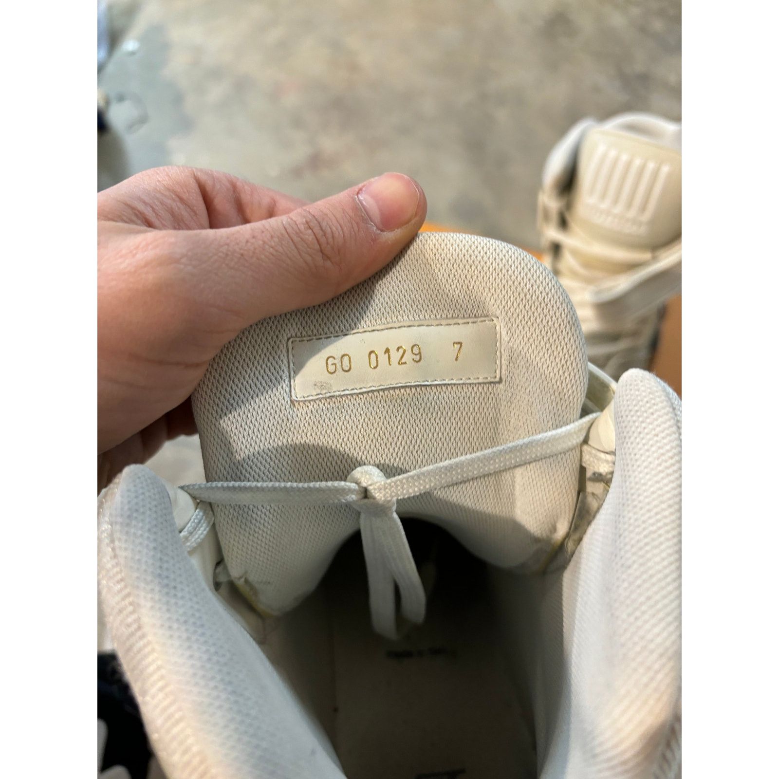 Louis Vuitton LV Virgil High Top Trainer Cream Used US 8.5 With Box Size US 8.5 / EU 41-42 - 3 Thumbnail