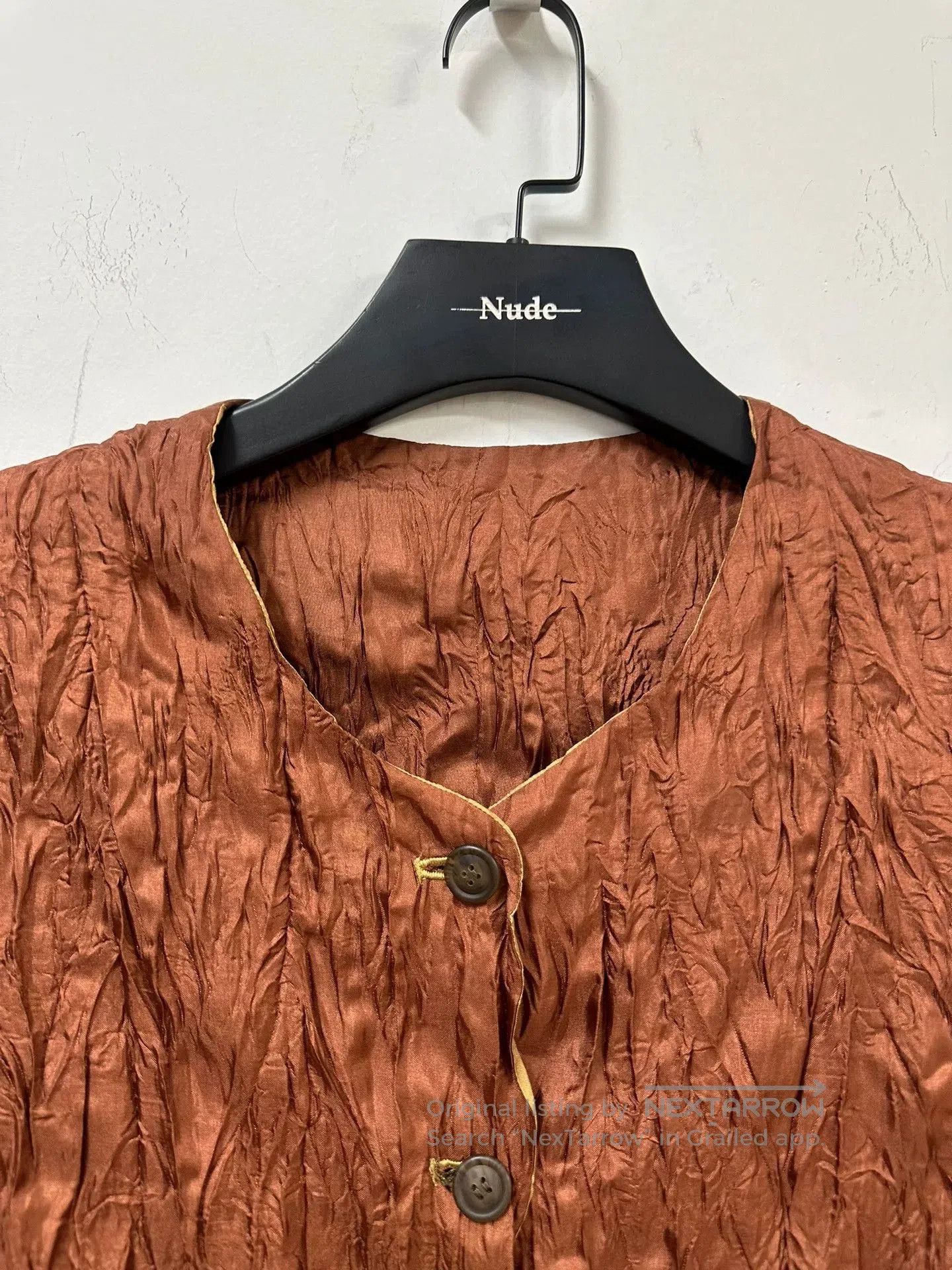 Issey Miyake Issey Miyake 90s Double-Sided Pleated Vest. Size US M / EU 48-50 / 2 - 4 Thumbnail