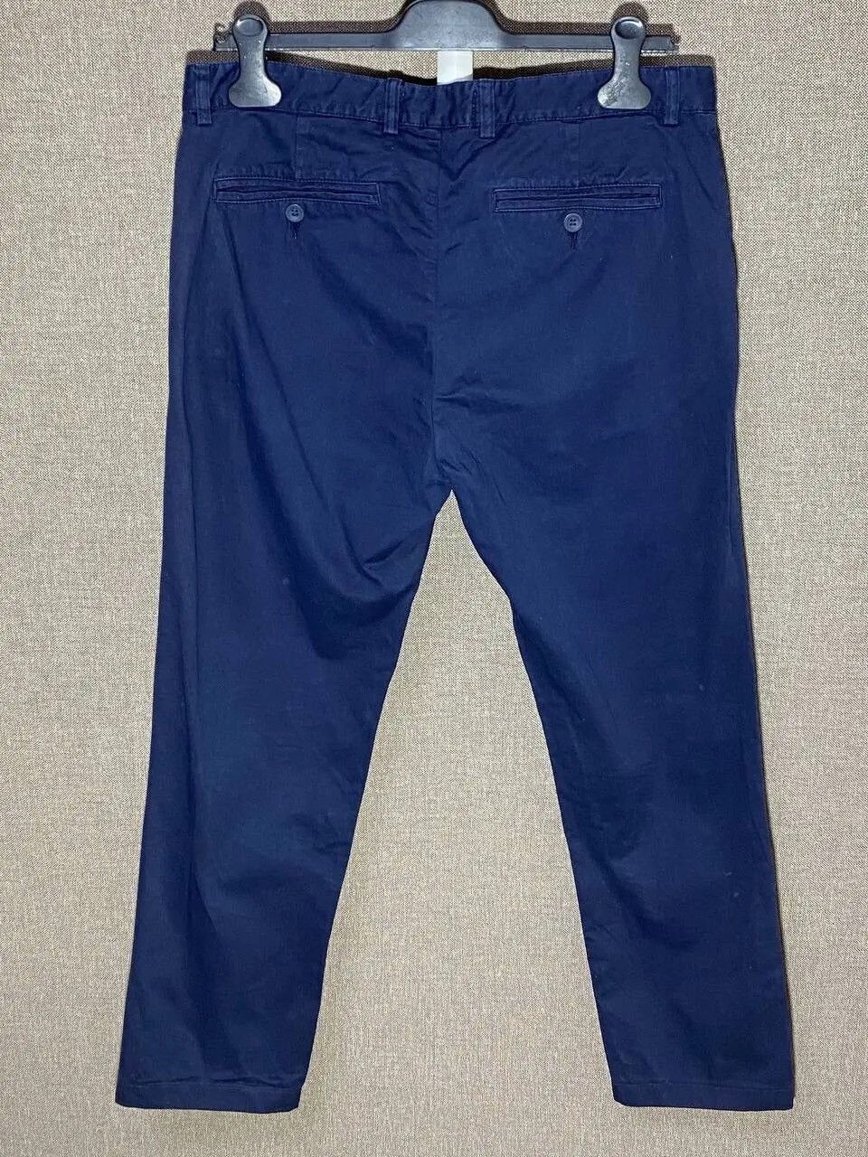 A Day's March A Day’s March Slim Fit Pant Trousers In Navy Size 48 Size US 30 / EU 46 - 4 Thumbnail