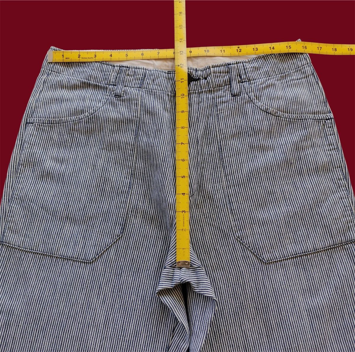 Journal Standard Hemp Journal Standard Pinstripe Patch Pocket Pants Size US 32 / EU 48 - 9 Thumbnail