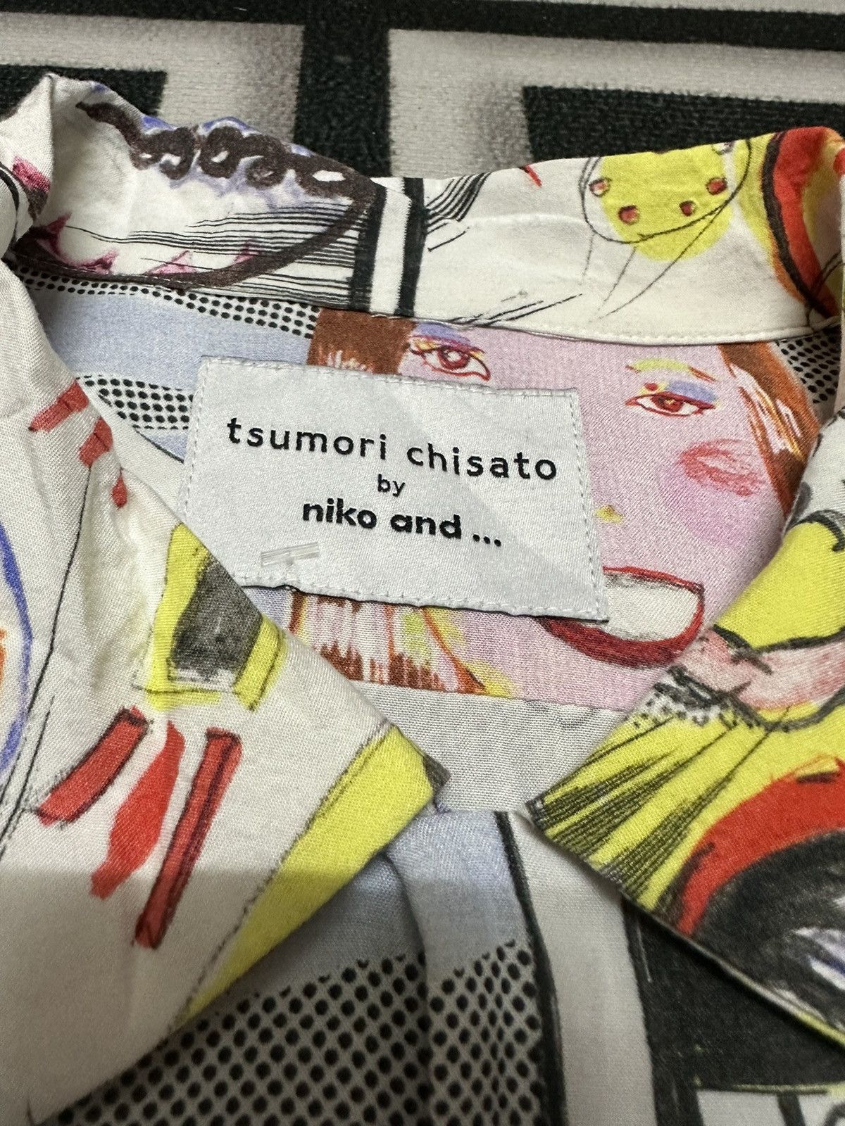 Designer Tsumori chisato fullprint by niko shirt button down Size US XL / EU 56 / 4 - 4 Thumbnail