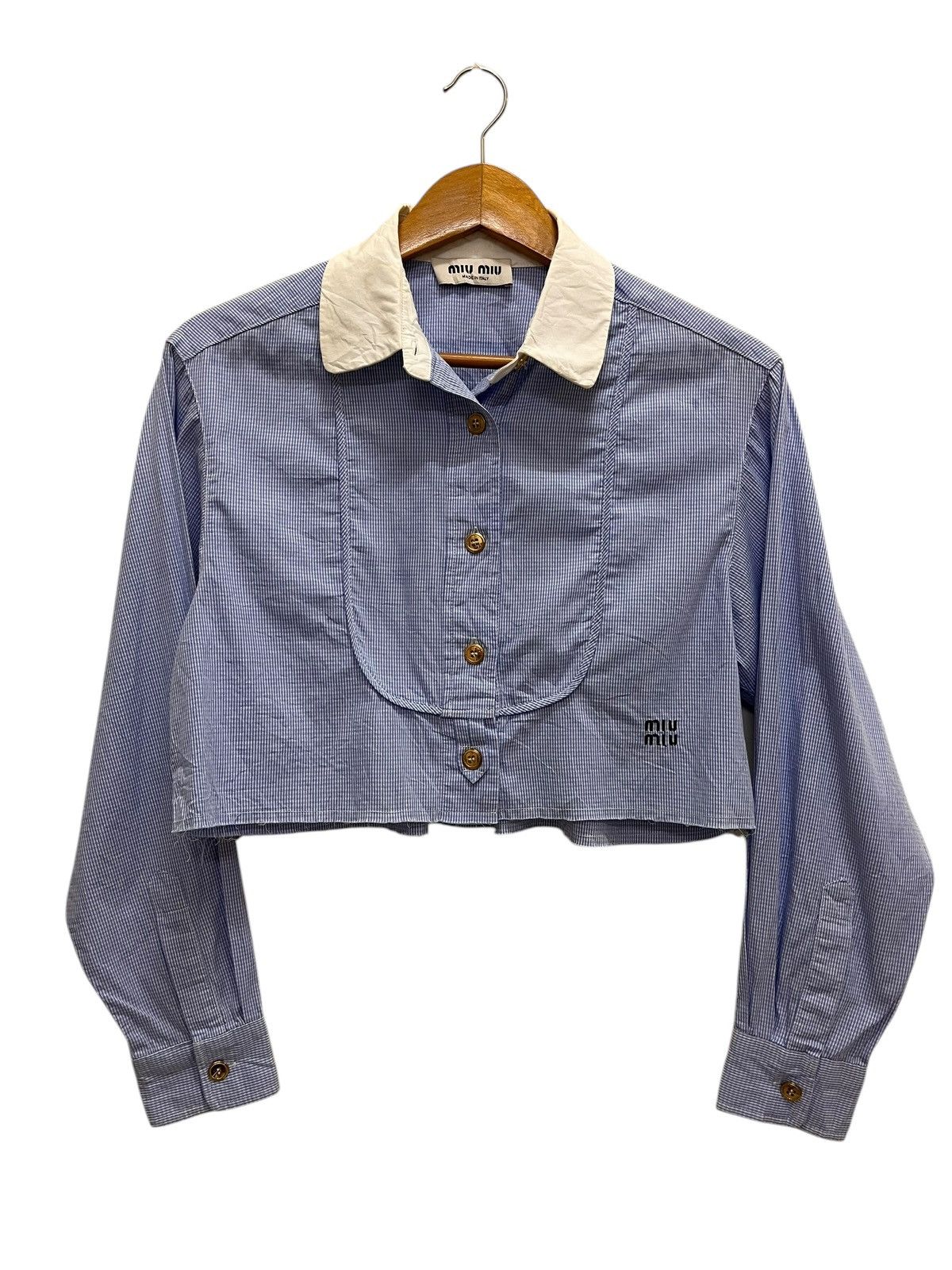 Miu Miu Miu Miu Croptop Size M / US 6-8 / IT 42-44 - 1 Thumbnail