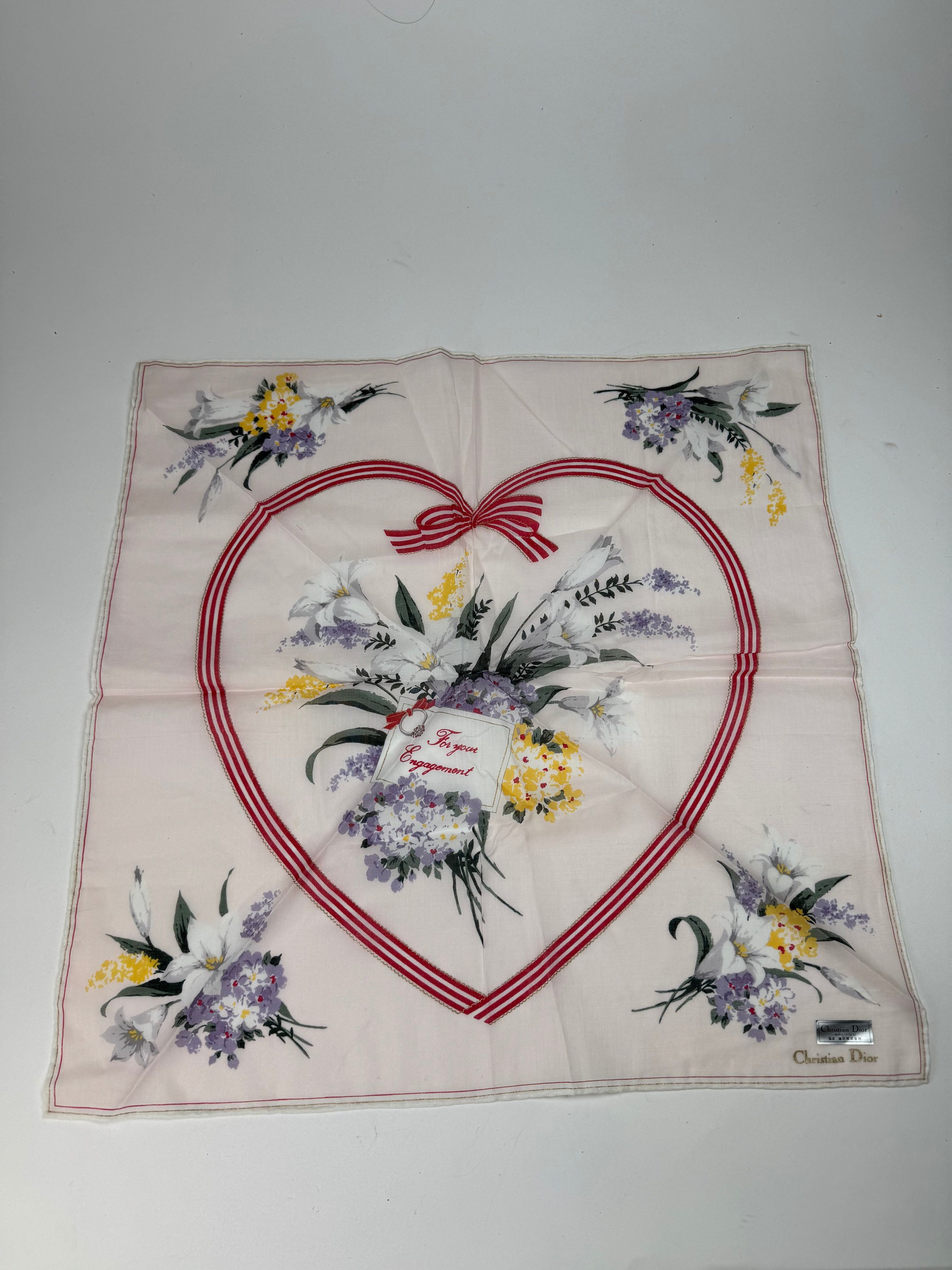 Dior Vintage Christian Silk Scarf engagement Size ONE SIZE - 1 Thumbnail