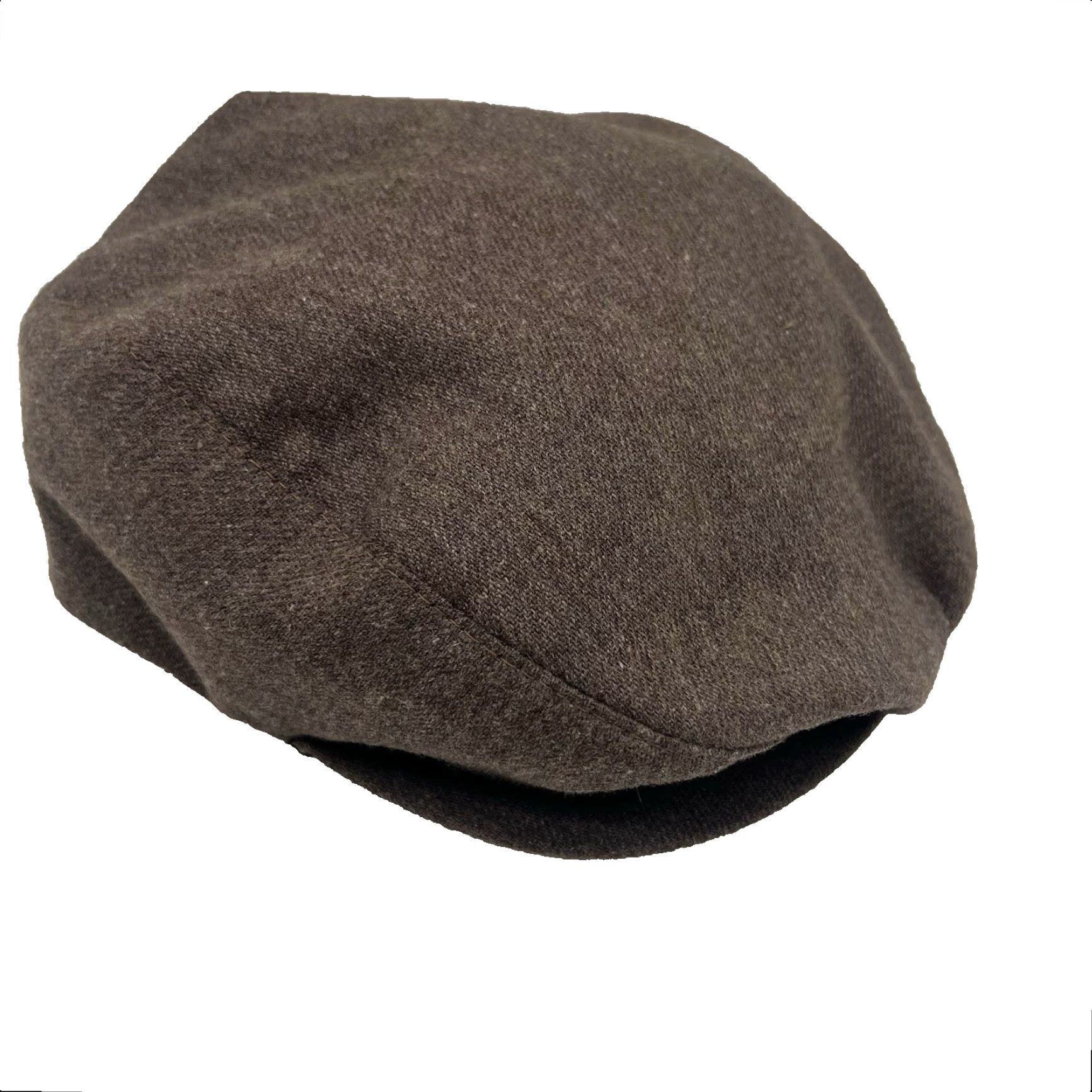 Vintage VINTAGE Artel Wool Brown Newsboy Hat Cap Cabbie Size 6 7/8 M Made USA Mens Newsboy Cap Brown Wool Solid Fall Spring Summer Winter Casual Size ONE SIZE - 2 Thumbnail