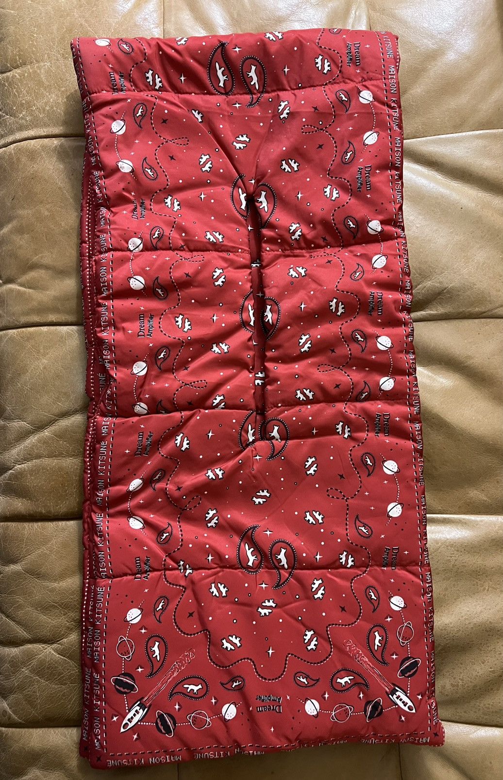 Maison Kitsune Dream Amplifier FW18 Down Puffer Scarf Size ONE SIZE - 3 Thumbnail