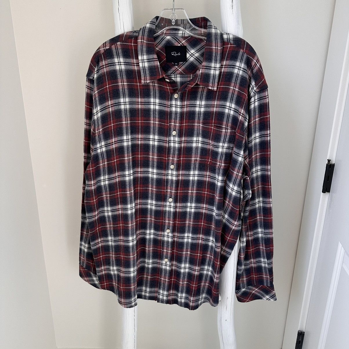 Rails Rails Lennox Plaid Button-Up Lightweight Flannel Shirt Size US XXL / EU 58 / 5 - 4 Thumbnail