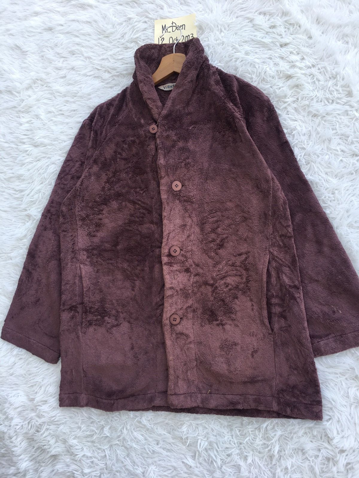 Yohji Yamamoto Rare Vintage Y’s For Living Yohji Yamamoto Fleece Jacket Size US L / EU 52-54 / 3 - 4 Thumbnail