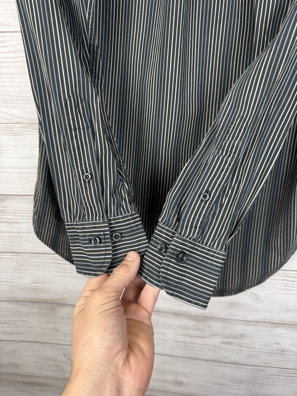 Burberry Vintage Burberry Striped Shirt Size US S / EU 44-46 / 1 - 8 Thumbnail