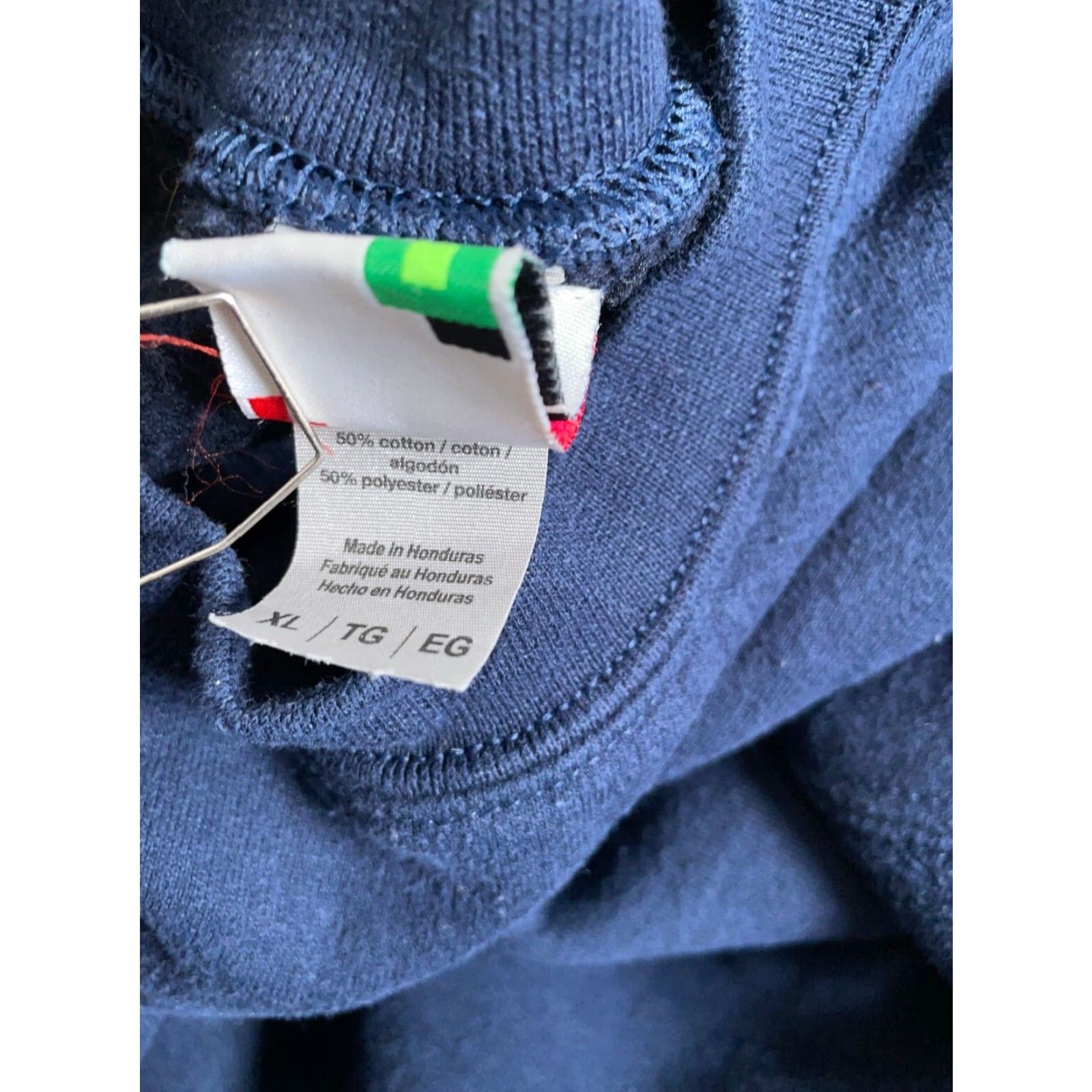 Gildan Robot Solitaire Embroidered Sweatshirt Adult XL Dark Blue Crewneck Heavyweight Size US XL / EU 56 / 4 - 5 Thumbnail