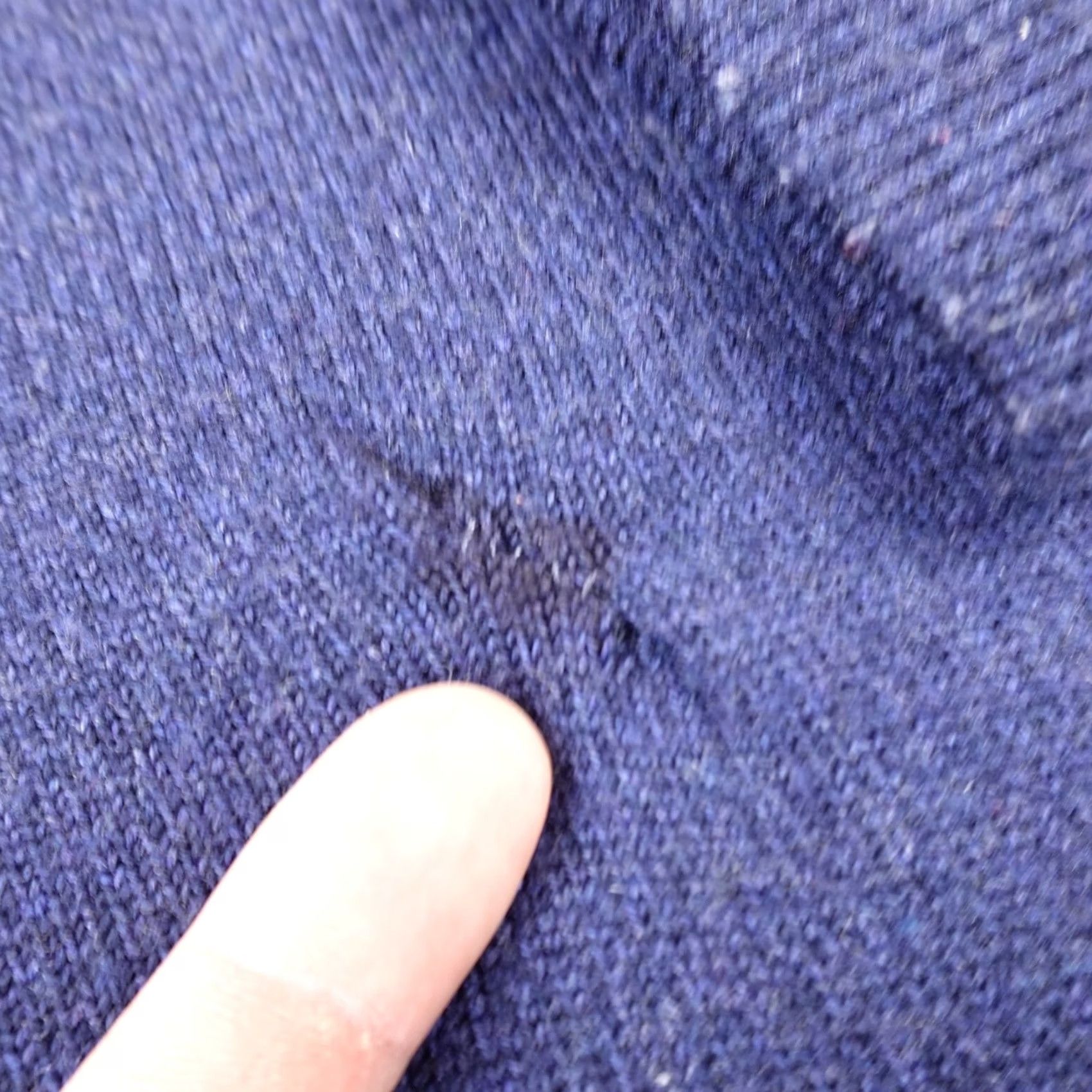 Vintage VTG L.L. Bean Sweater Mens L Blue Merino Wool Knit Pullover 1/2 Zip Mock Zip Zipper Wool Knit Vintage Mens Sweater Pullover Size US L / EU 52-54 / 3 - 3 Thumbnail