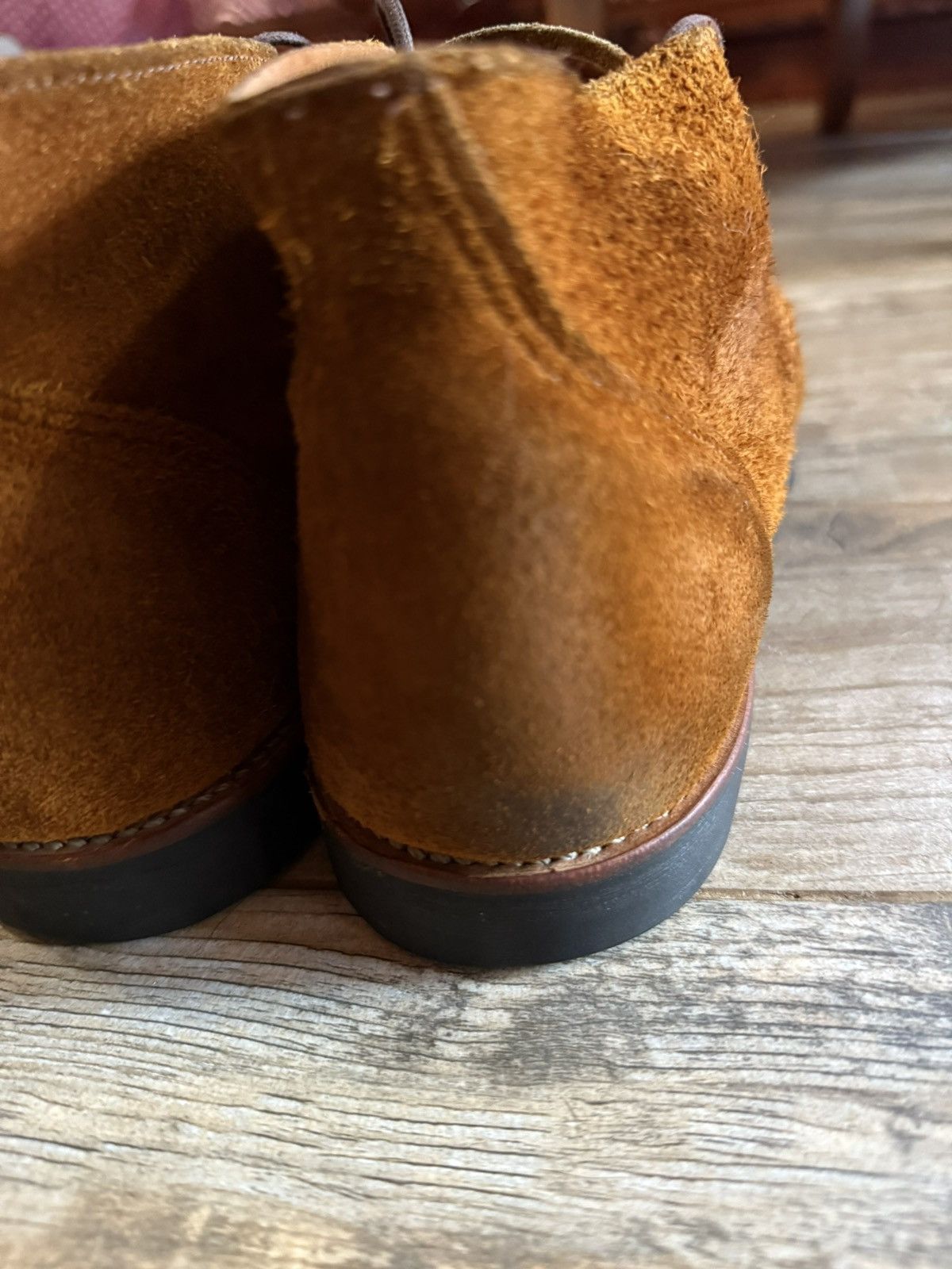 Steven Alan Steven Alan 8.5 M US Brown Suede Leather Chukka Boots Vibram Size US 8.5 / EU 41-42 - 4 Thumbnail