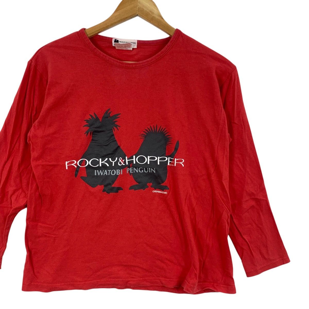 Vintage Vintage SHISEIDO ROCKY & HOPPER Iwatobi Penguin Tee Shirt Size L / US 10 / IT 46 - 5 Thumbnail