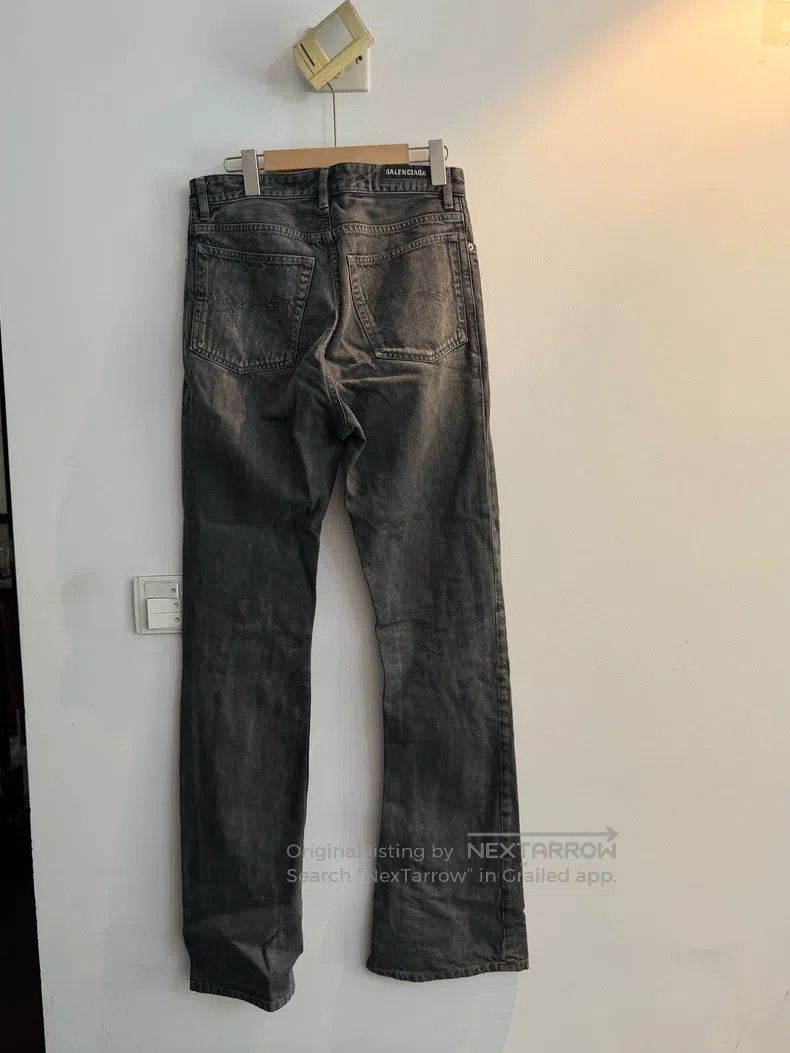 Balenciaga Balenciaga size S Flared Denim Pants Size US 27 - 2 Thumbnail