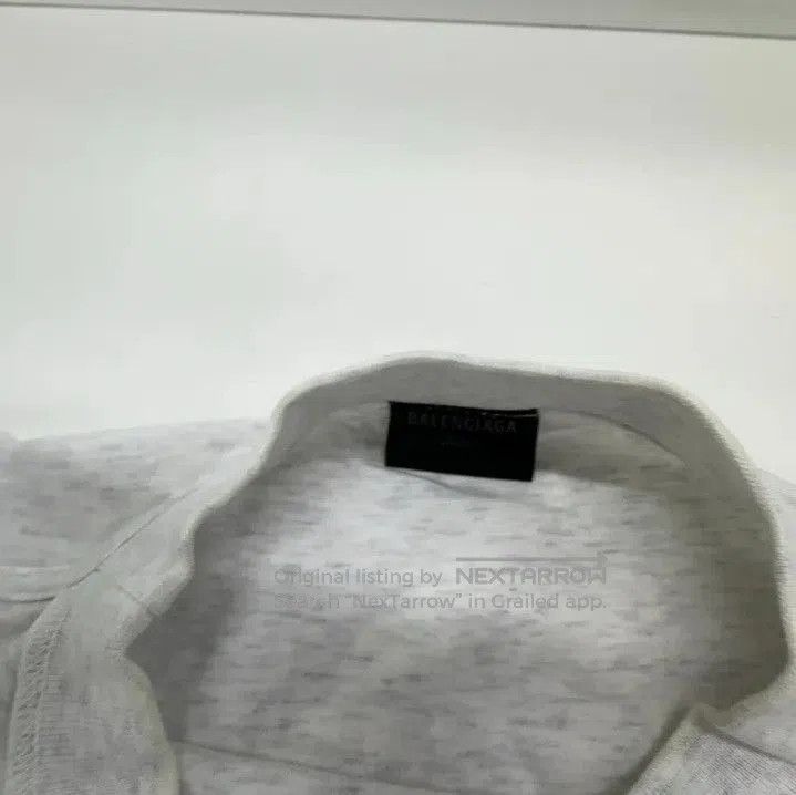 Balenciaga Balenciaga White Logo Crew Neck Short Sleeve T. Size US M / EU 48-50 / 2 - 6 Thumbnail