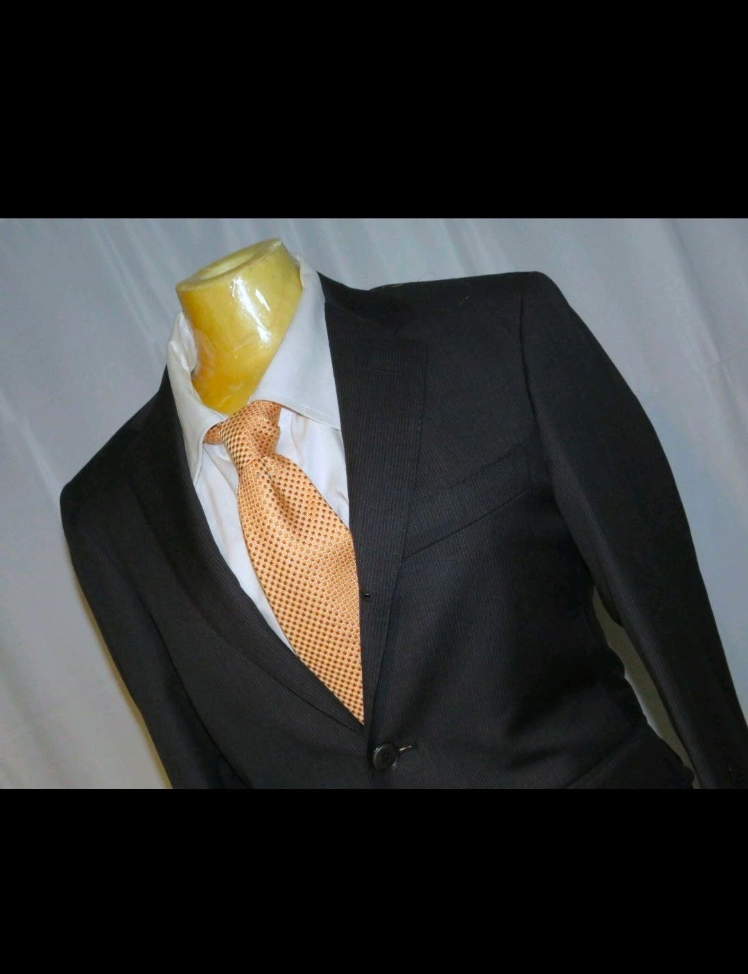 Brooks Brothers Black Fleece Charcoal Striped Suit BB00 NWT Size 34R - 6 Thumbnail