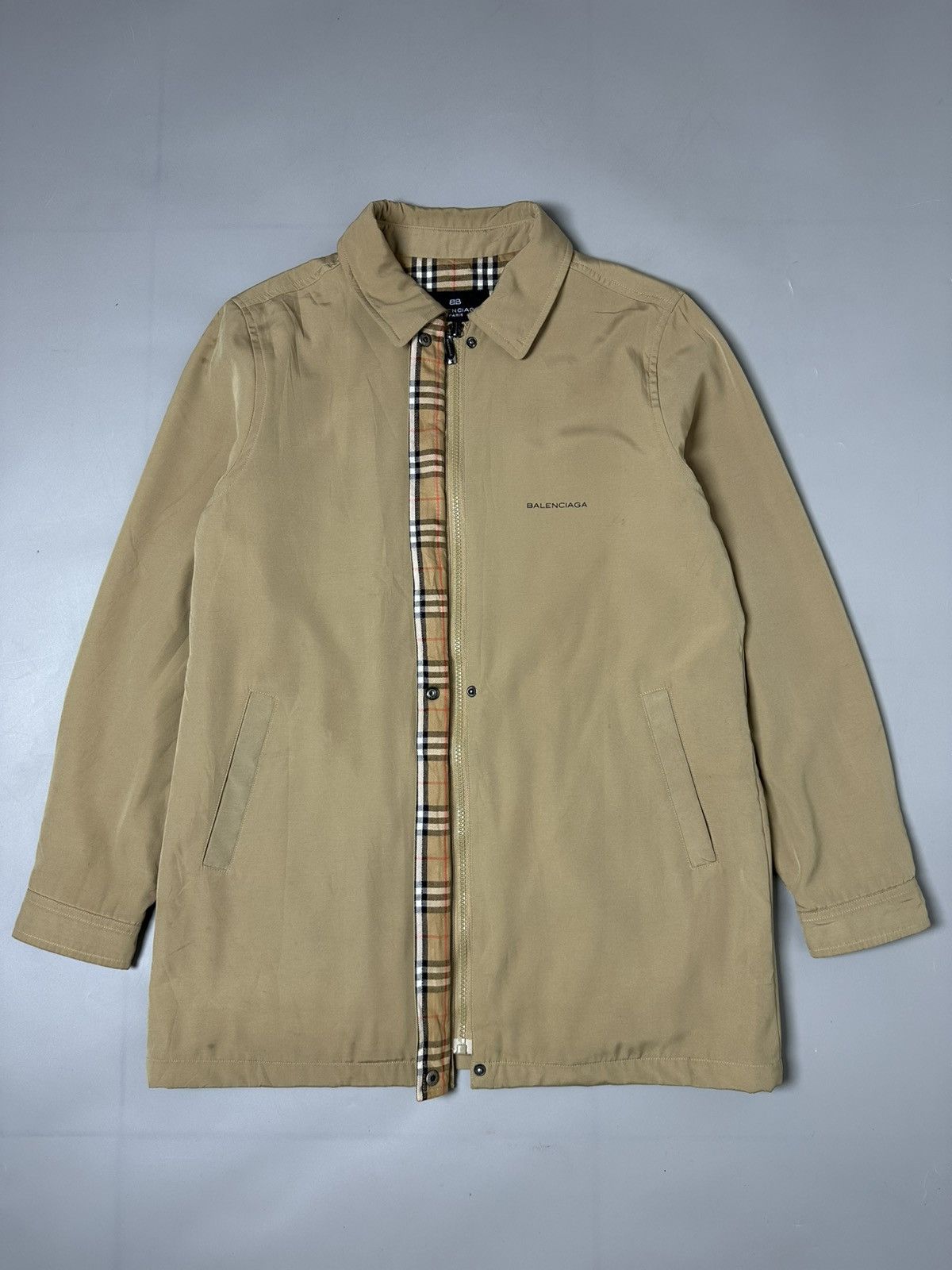 Other Vintage Balenciaga Nova Check Jacket Size US M / EU 48-50 / 2 - 7 Thumbnail