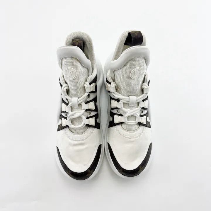 Louis Vuitton Louis Vuitton Casual Sneakers in White and Brown -2508 Size US 8 / EU 41 - 2 Thumbnail