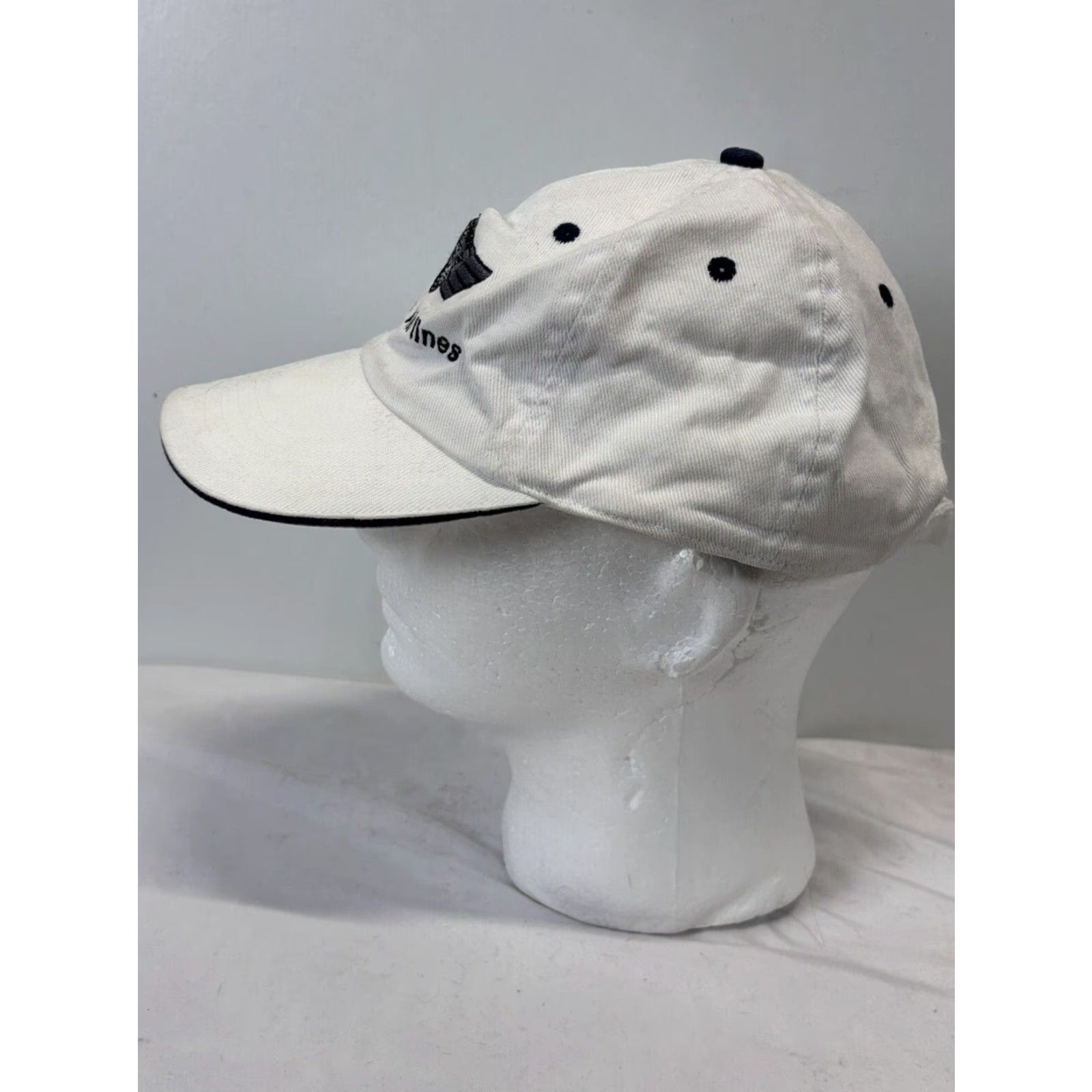 Vintage Cobra Adjustable Baseball Cap White Cotton Southwest Airlines Size ONE SIZE - 3 Thumbnail