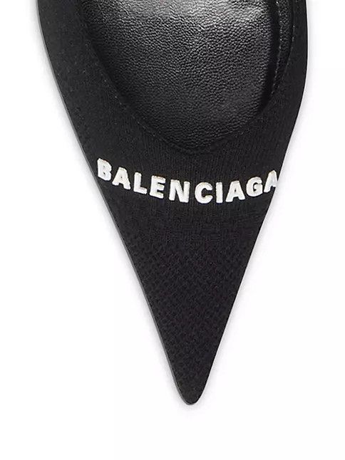 Balenciaga o1mt1gz1024 Knife 2.0 80mm Pump in Black Size US 6 / IT 36 - 4 Thumbnail