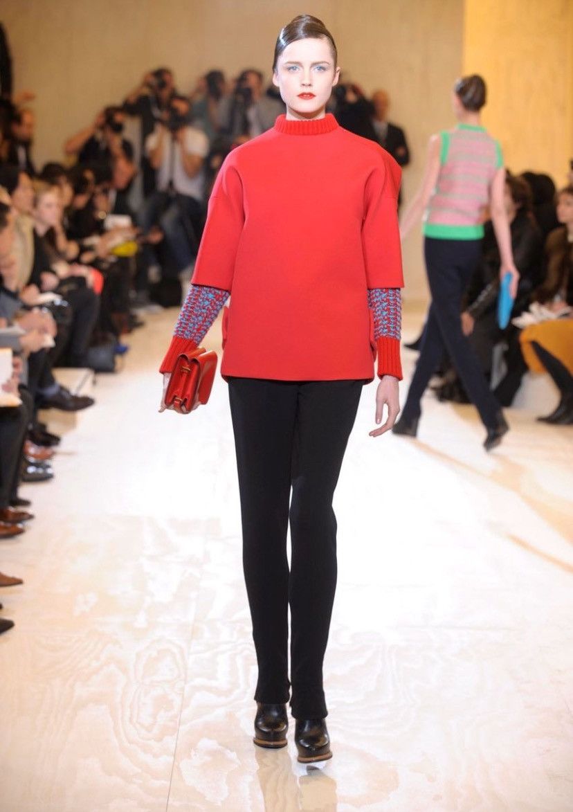 Jil Sander AW2011 Raf Simons Era Jil Sander red padded Size L / US 10 / IT 46 - 1 Thumbnail