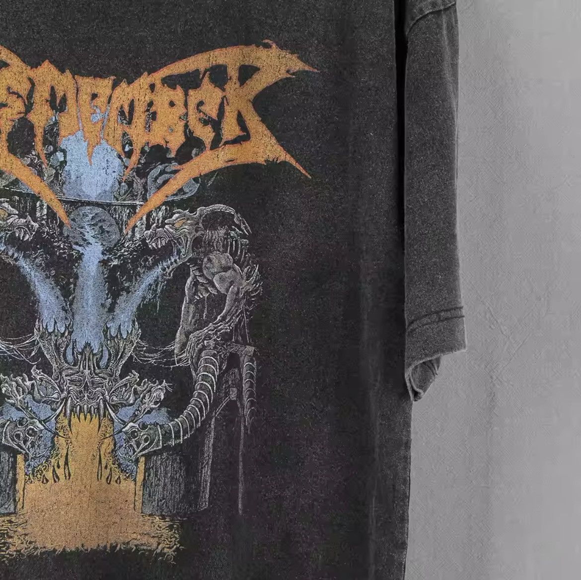 Japanese Brand × Vintage Punk "DISMEMBER" Graphic Printed Cotton Tshirt Size US XXL / EU 58 / 5 - 3 Thumbnail