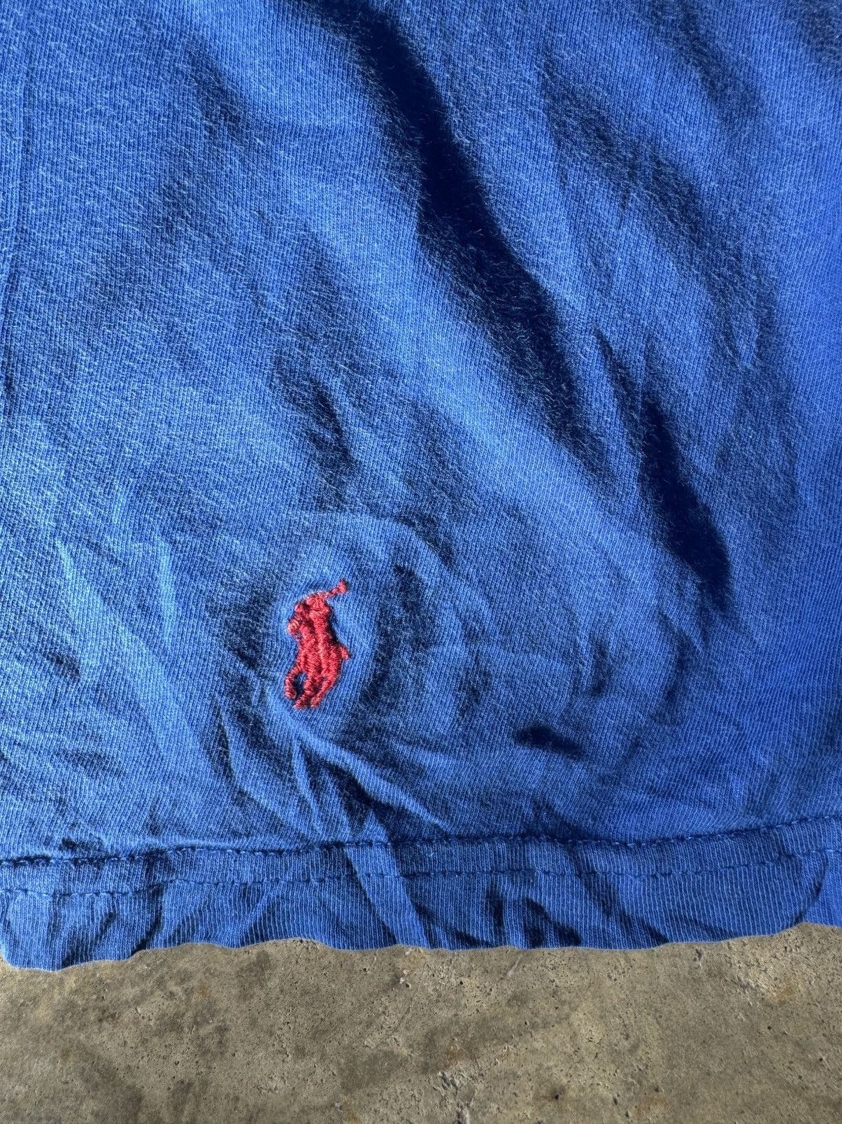 Polo Ralph Lauren × Vintage Polo Ralph Lauren blank t-shirt Size US XL / EU 56 / 4 - 2 Thumbnail