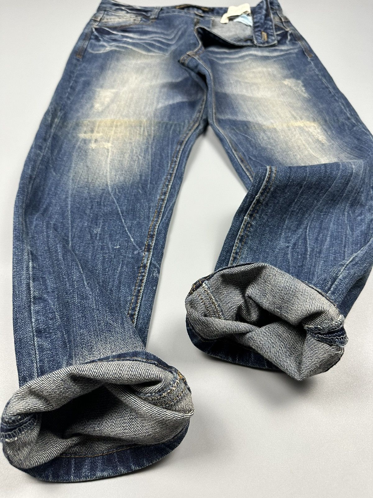 If Six Was Nine Britpop Crux London British Whiskered Denim Size US 32 / EU 48 - 9 Thumbnail