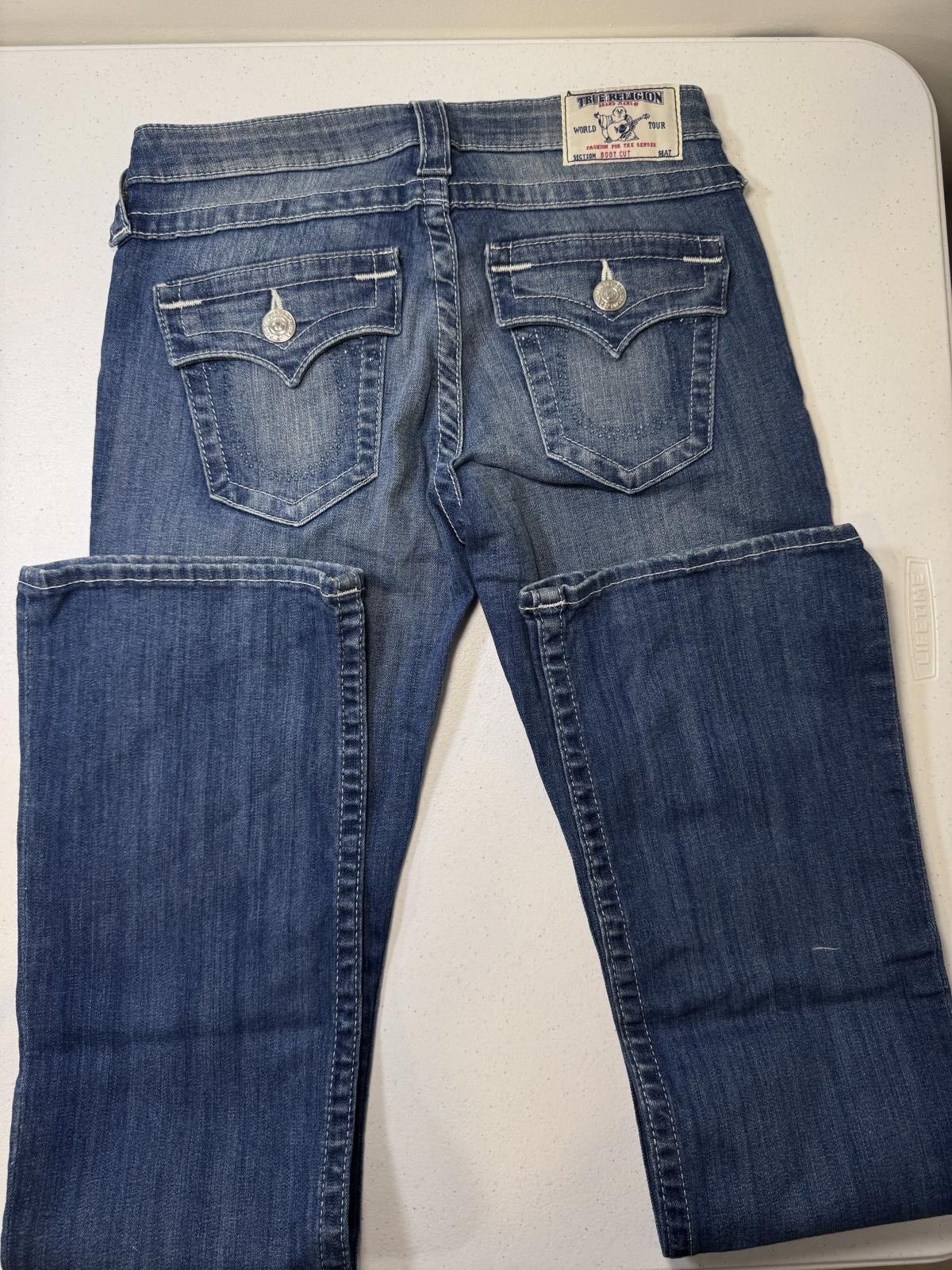 True Religion True Religion Women's Boot Cut Jeans - Size 27 Size 27" / US 4 / IT 40 - 2 Thumbnail