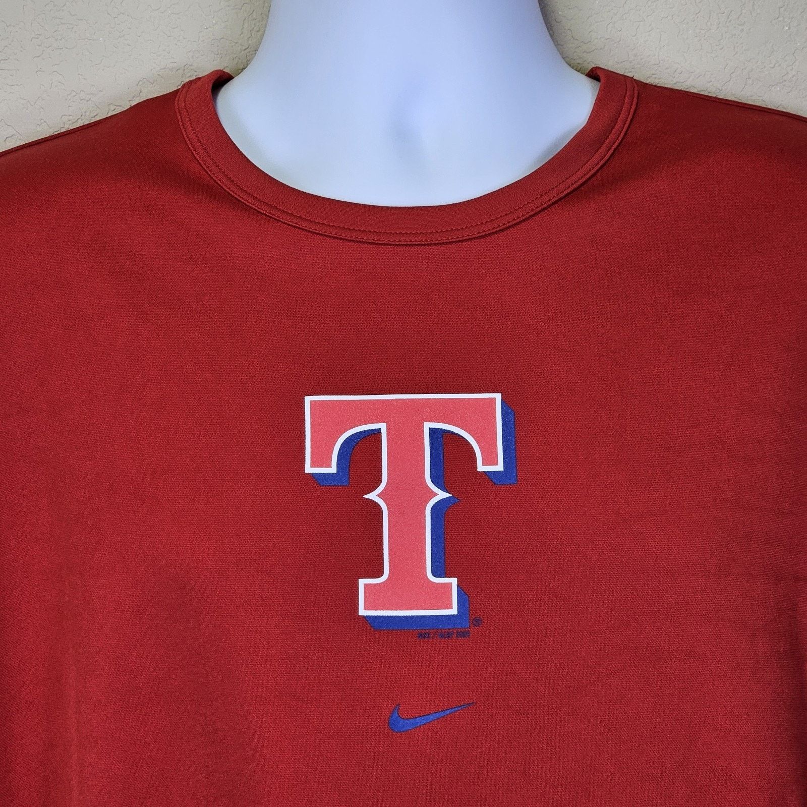 Nike Nike Texas Rangers T-Shirt MLB Y2K Baseball Performance Tee Size US M / EU 48-50 / 2 - 2 Thumbnail